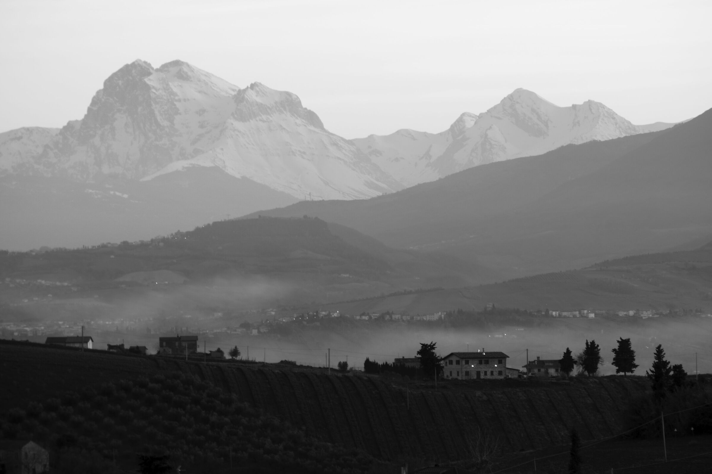 The Gran Sasso from afar...