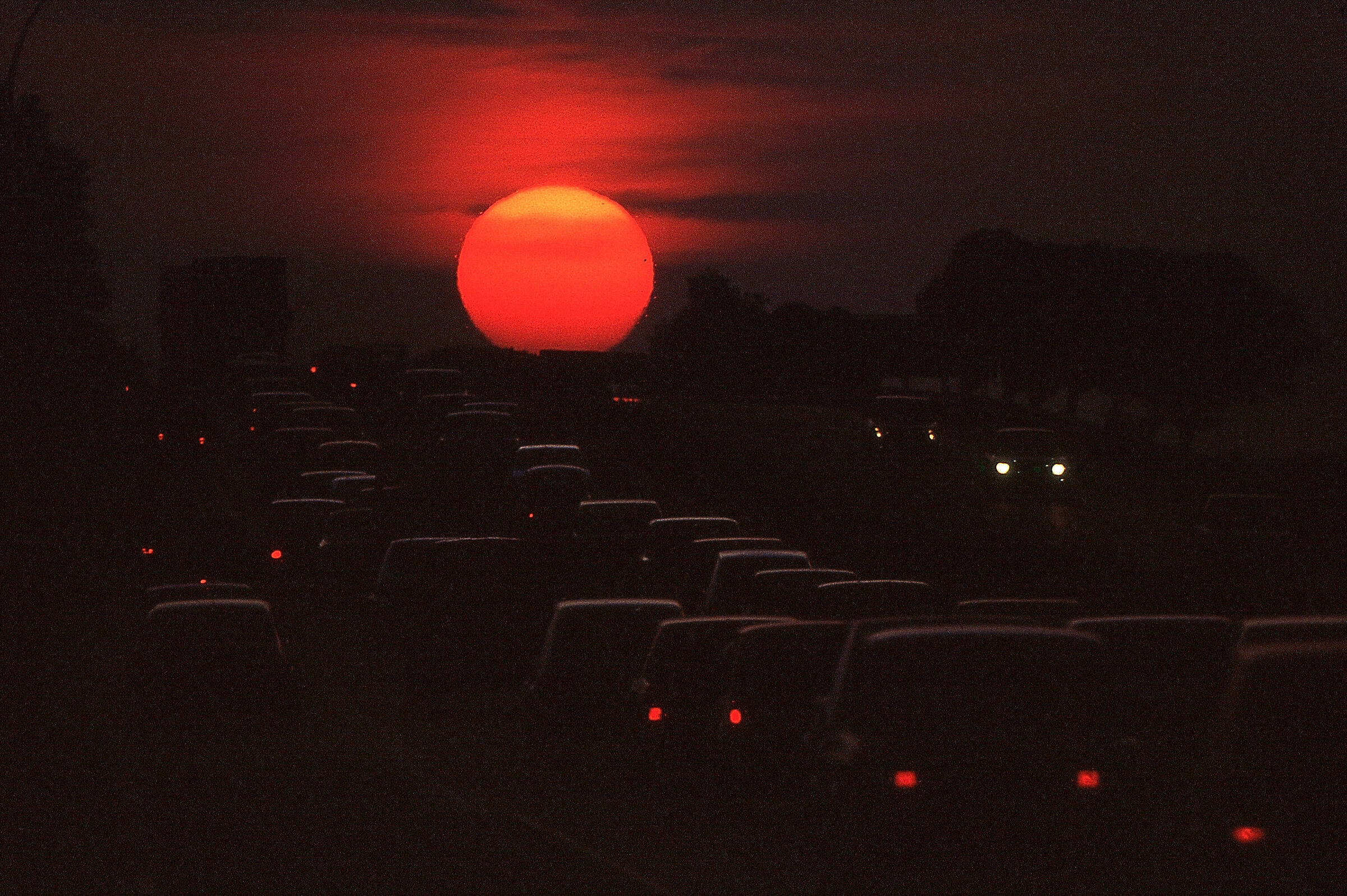 Traffic at dusk...