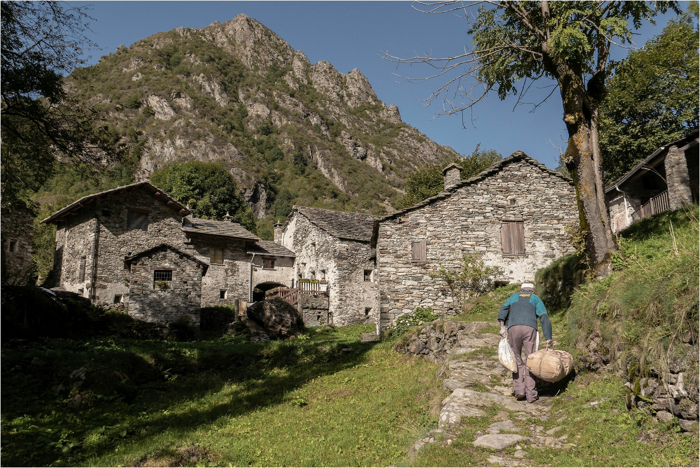 Small mountain village in Piedmont...