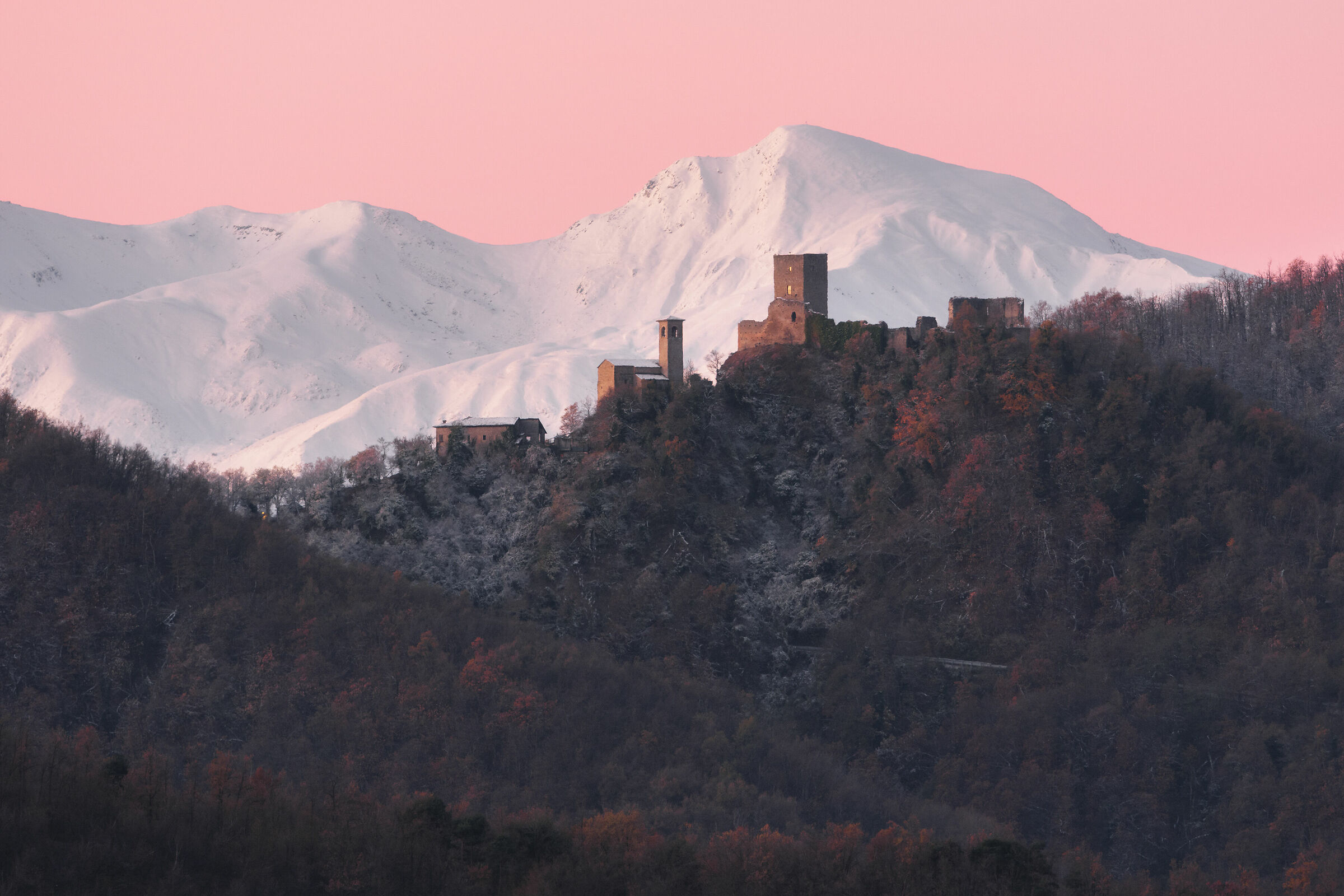 Castle of Carpineti and Cusna...