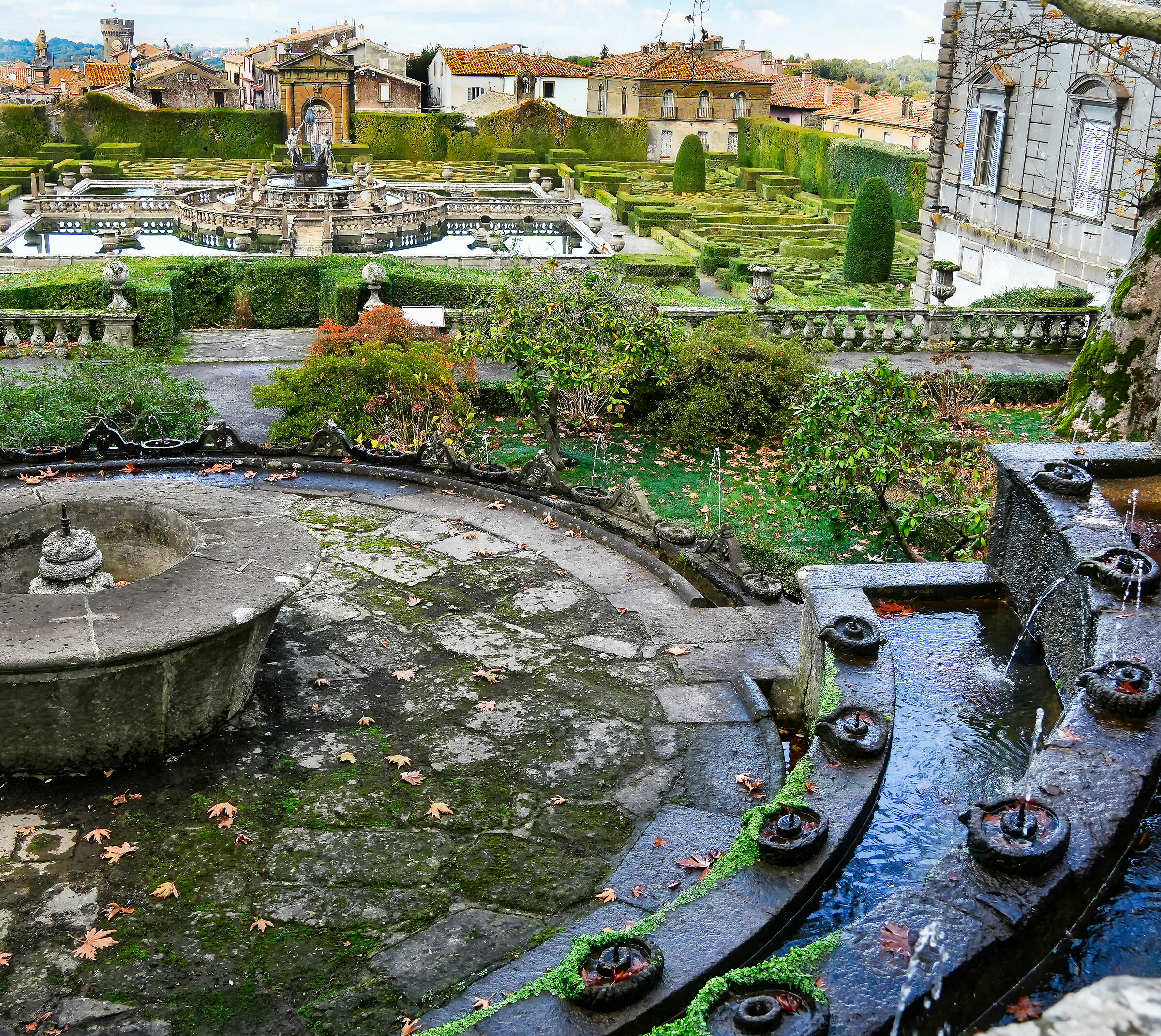 the garden of Villa Lante in Bagnaia (VT)...