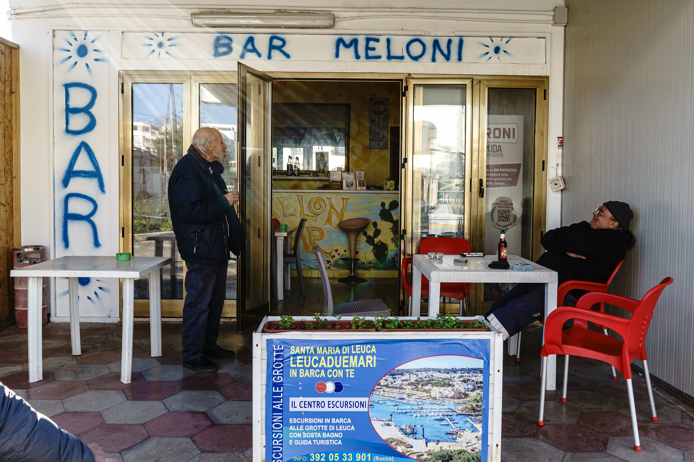 A drink at Bar Meloni......
