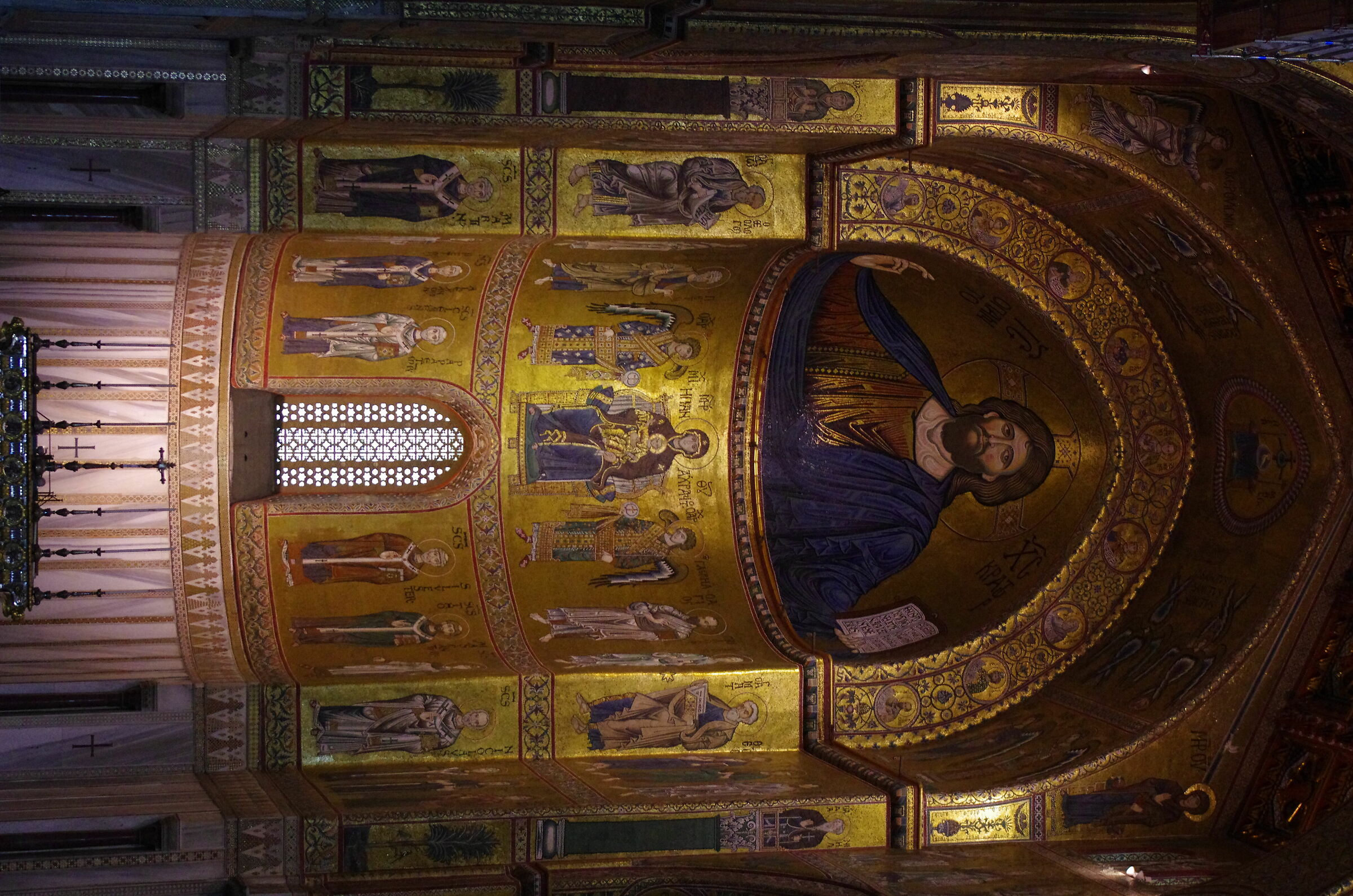 Representation of Christ Pantocrator - Monreale...