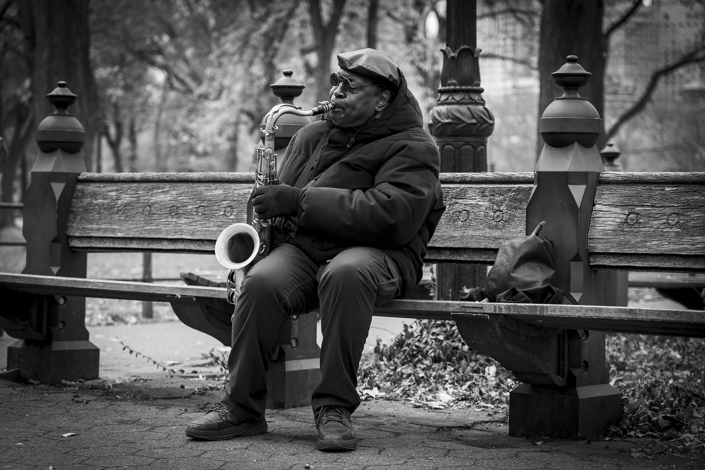 Saxophone ? in Central Park...