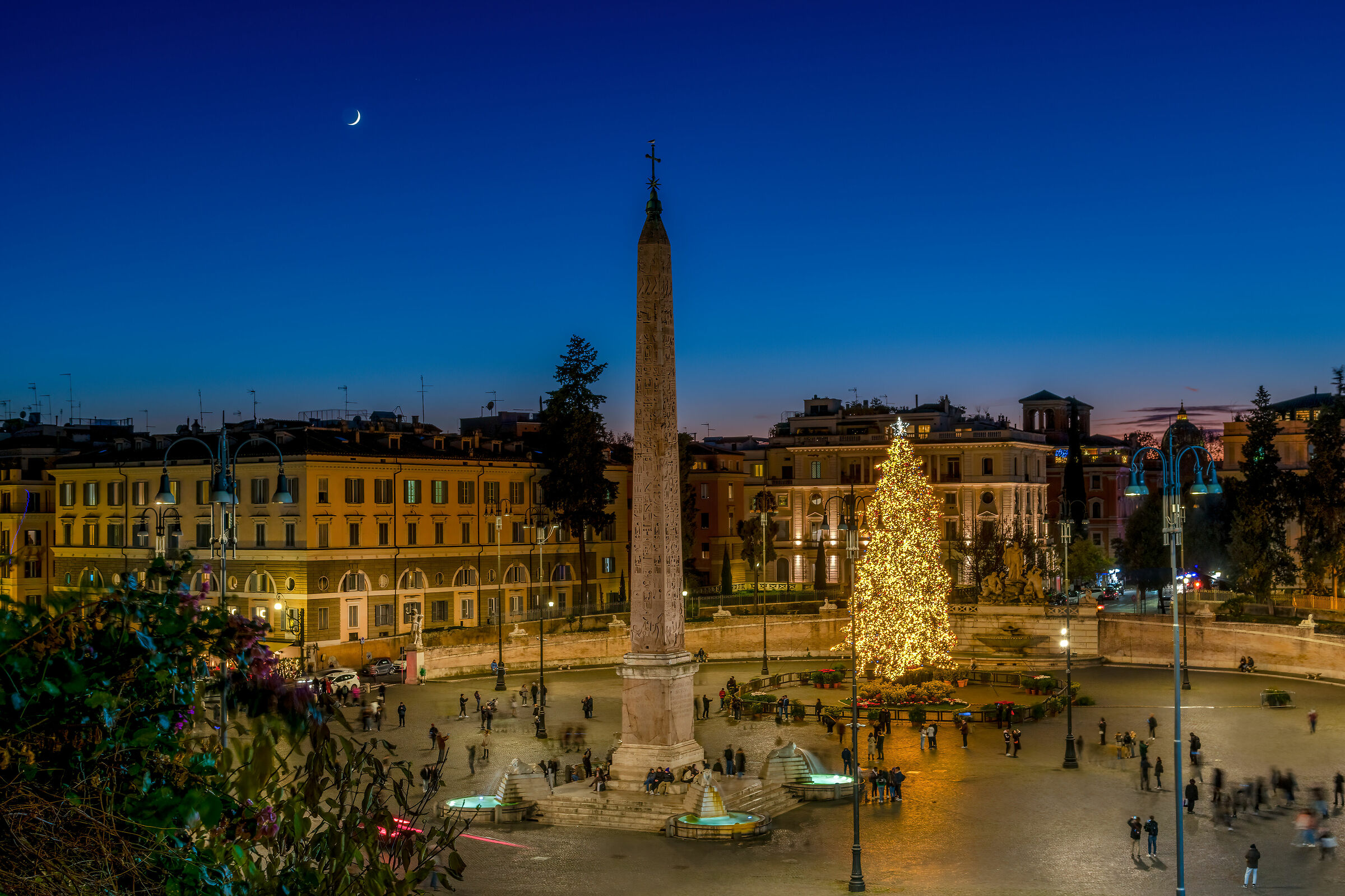 L'albero di Natale di Roma trasloca a Piazza del Popolo...