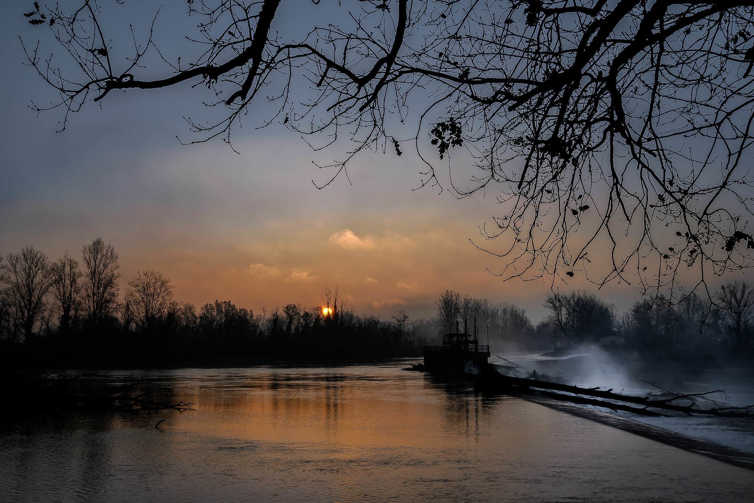 Sunrise on the Adda River...