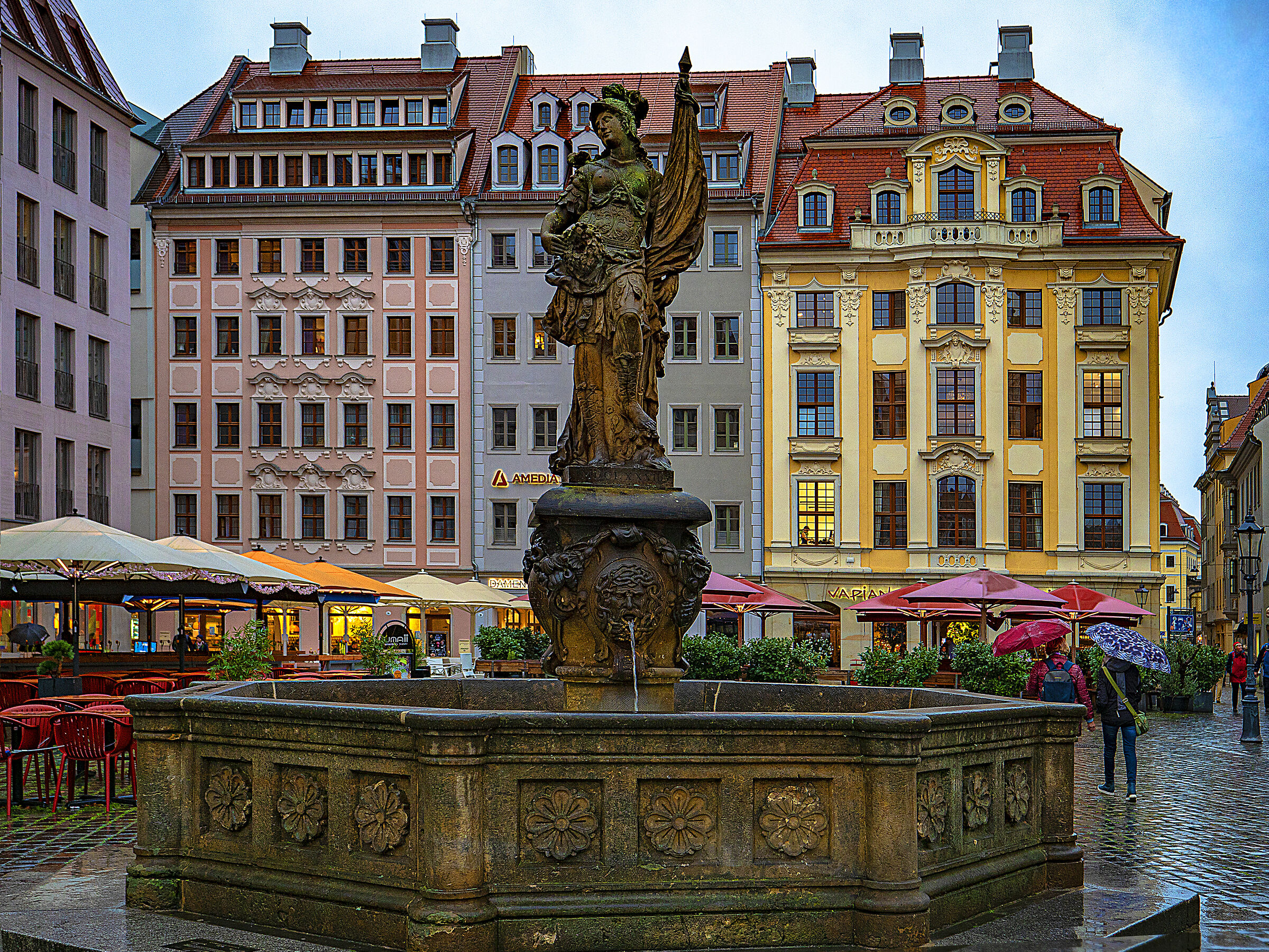 Fontana della Pace o Fontana dei Turchi - Dresda...