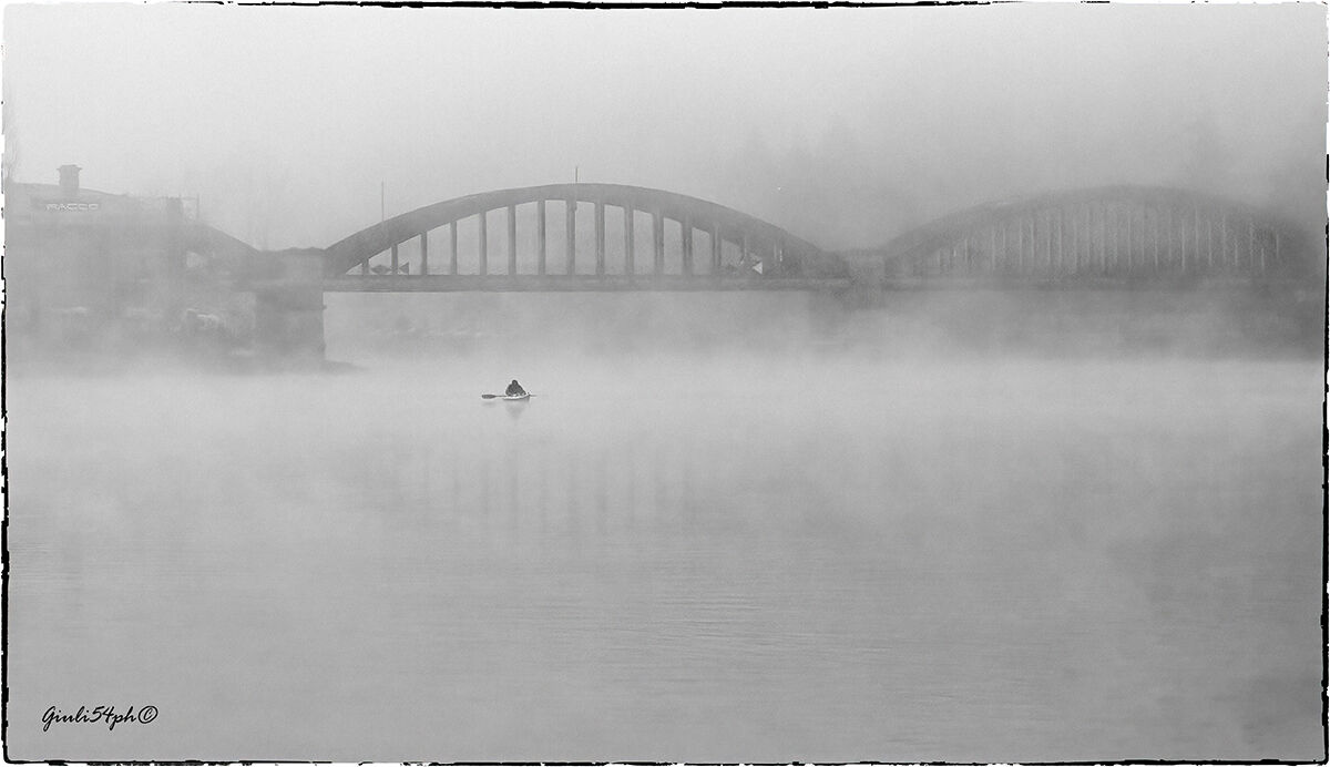 Fog along the river...