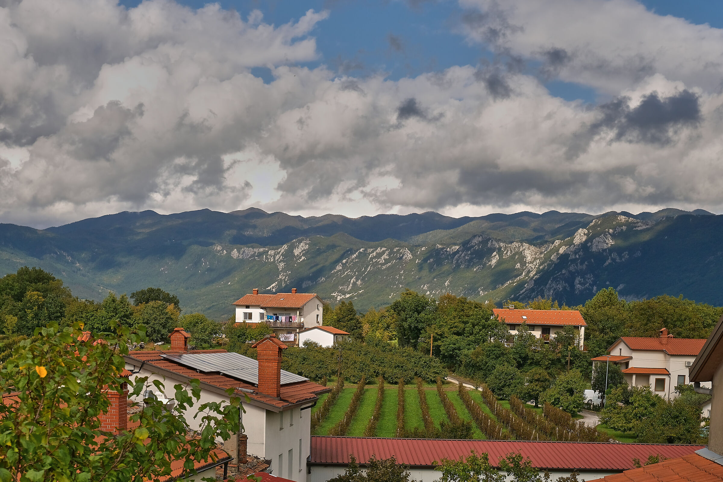 Village of Planina above Ajdovcina...