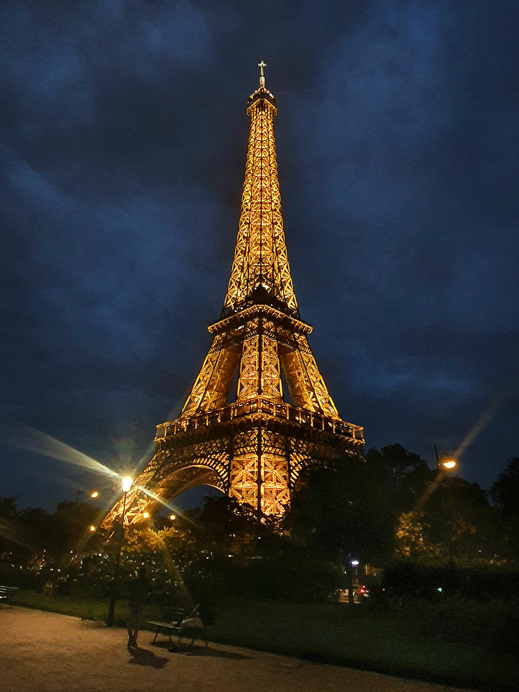 Among the lights of Paris...