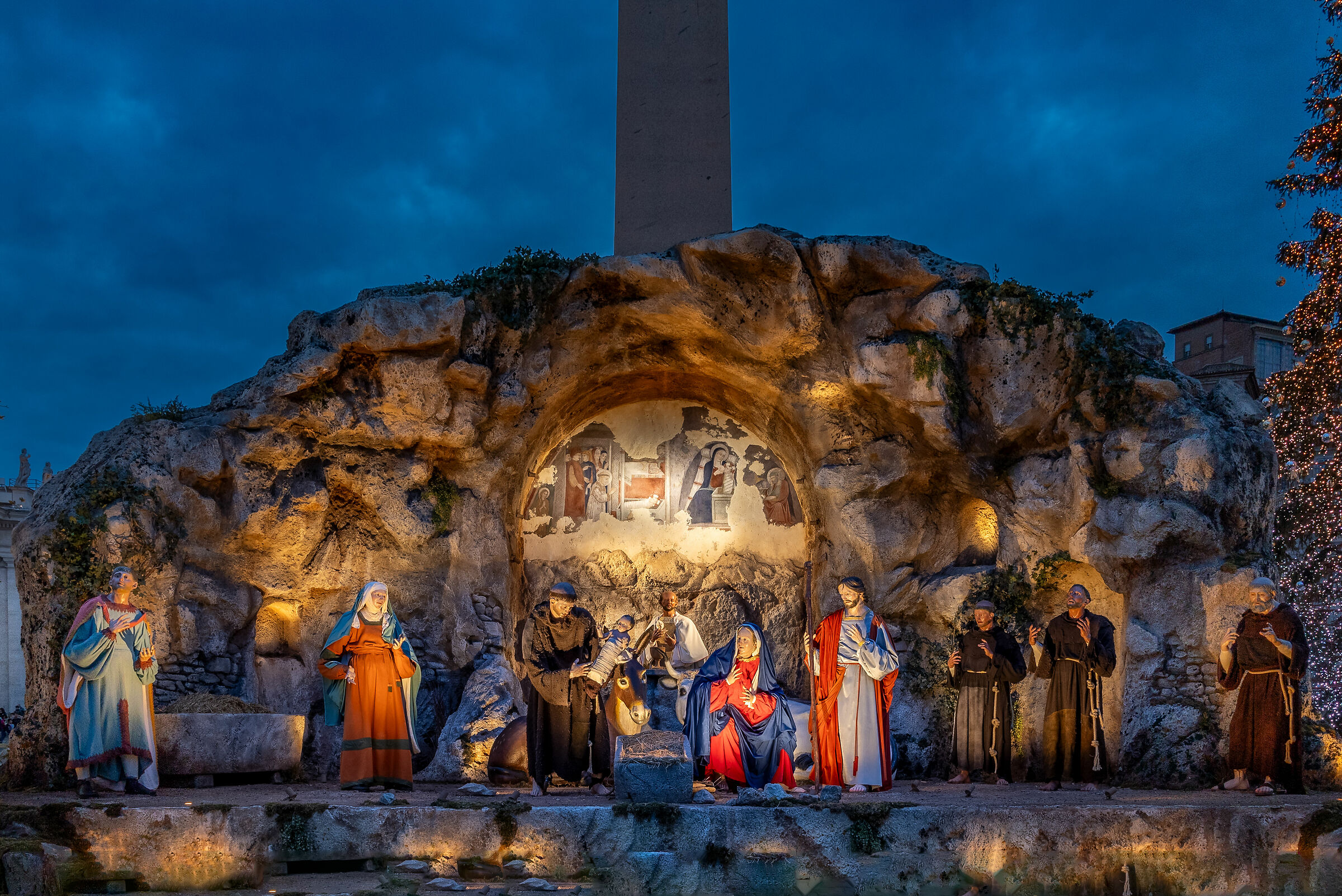 The Nativity Scene in St. Peter's Square...