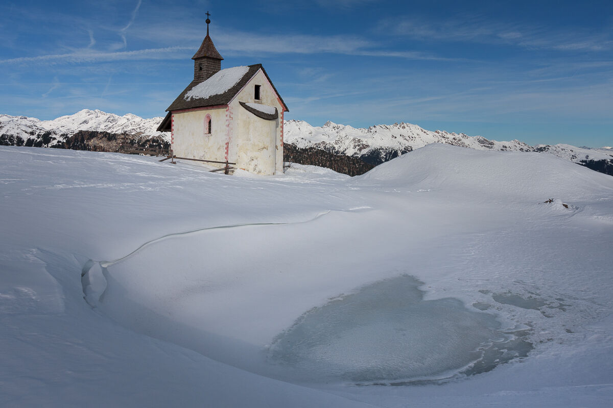 Small church, small lake......