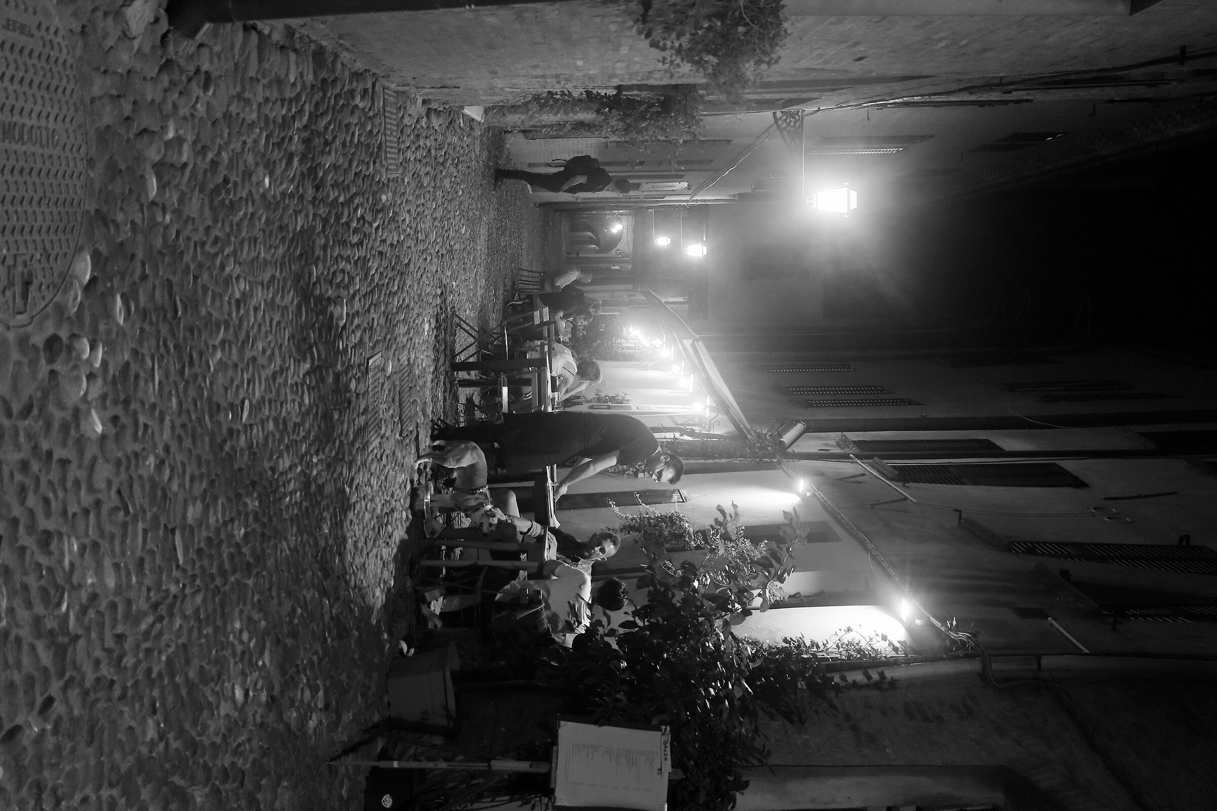 Ferrara at night...