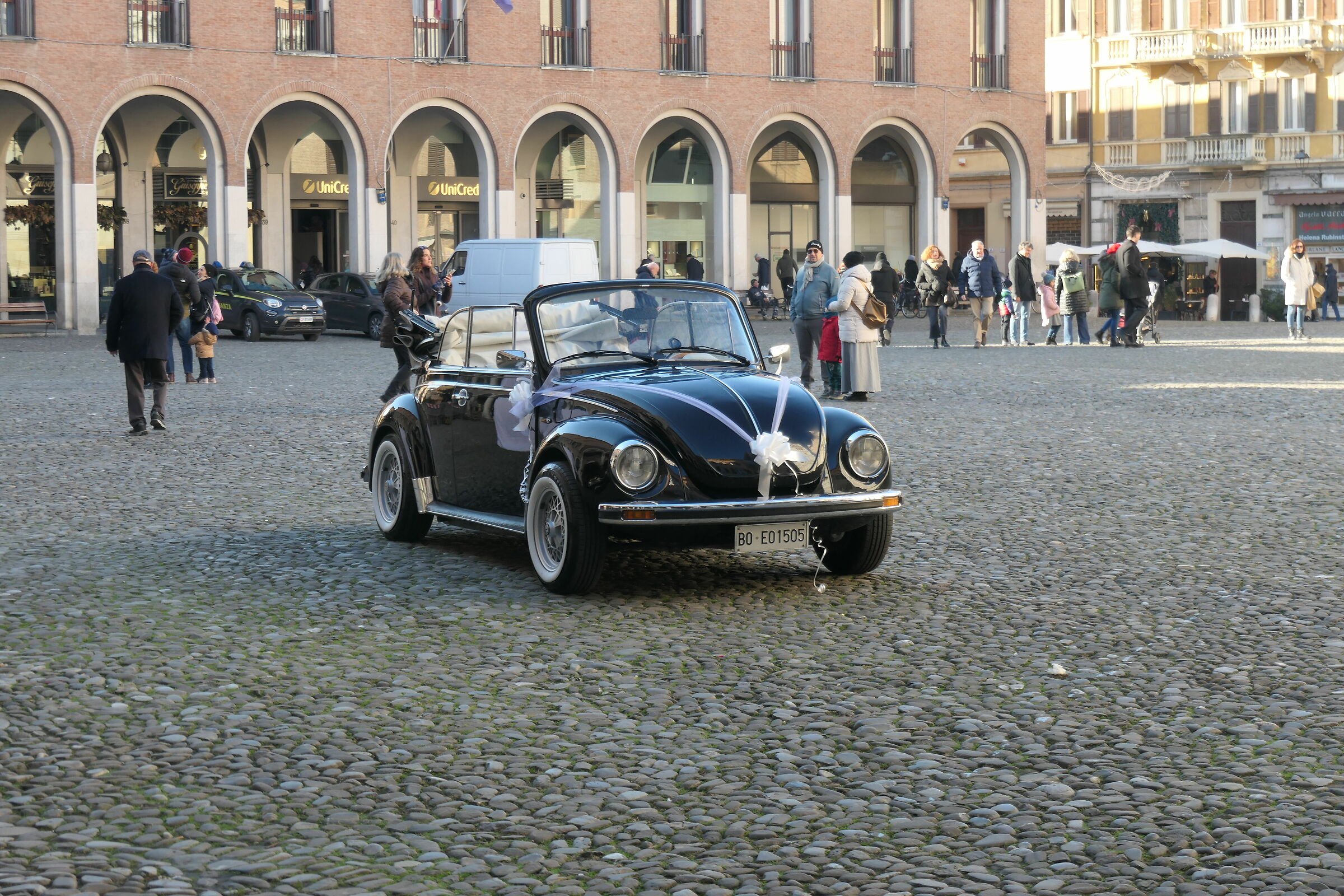 In Modena you get married in a Beetle...