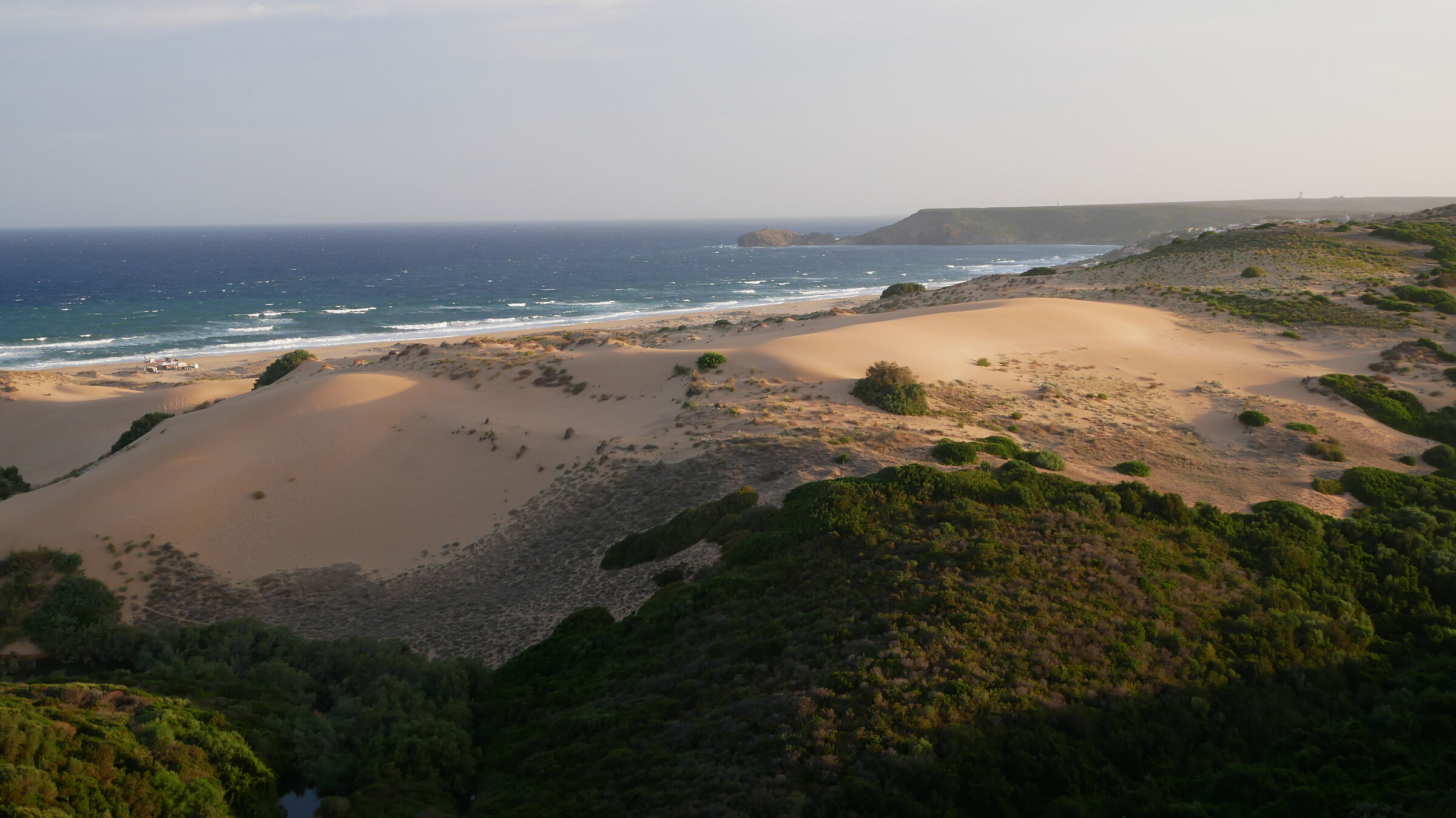 Dunes and sea - Costa Verde, Sardinia...