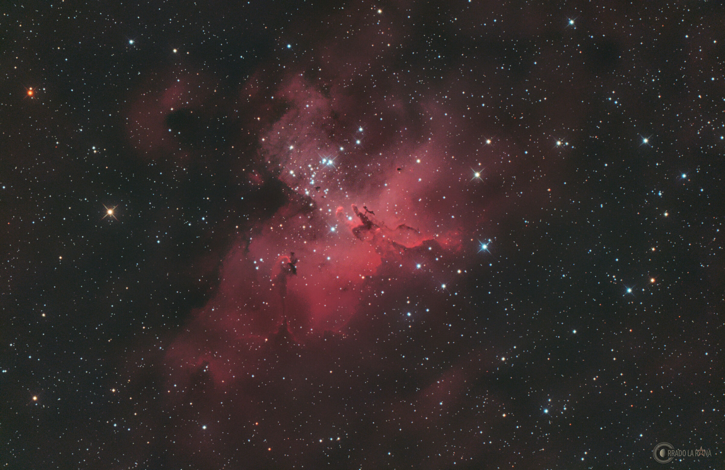 M16 - I Pilastri della Creazione nella Nebulosa Aquila...