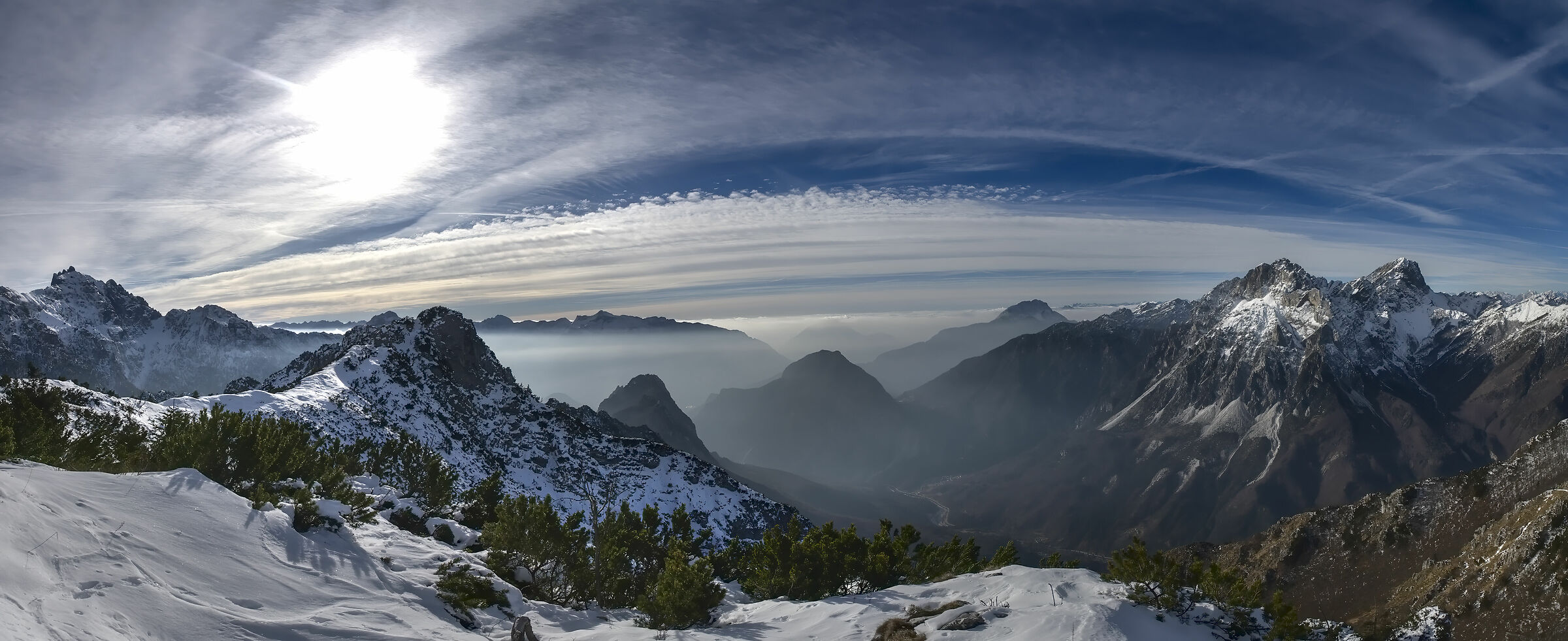 Panoramic view from Cjasut - Carnic Alps...