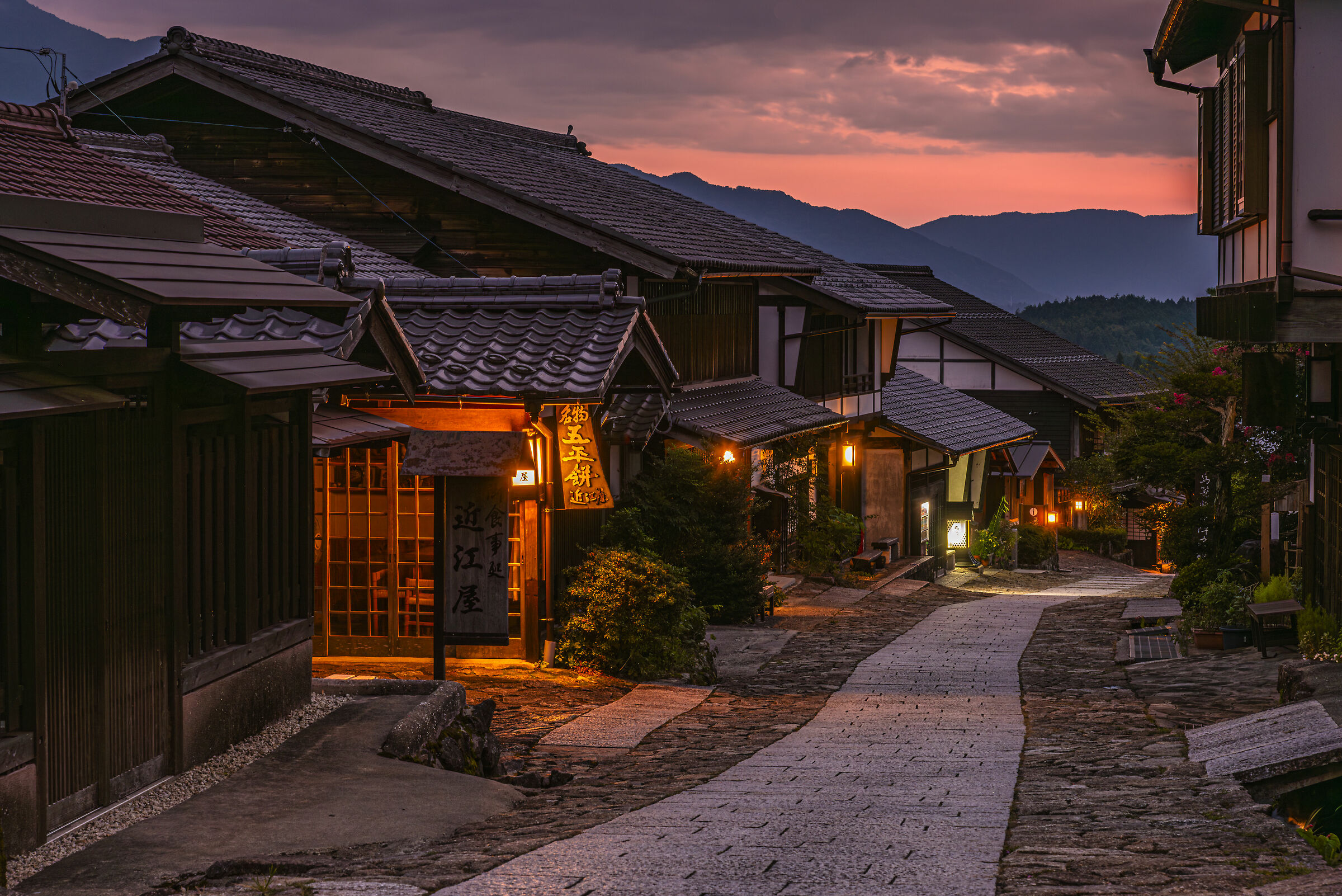 Tsumago, on the ancient path of the Samurai...