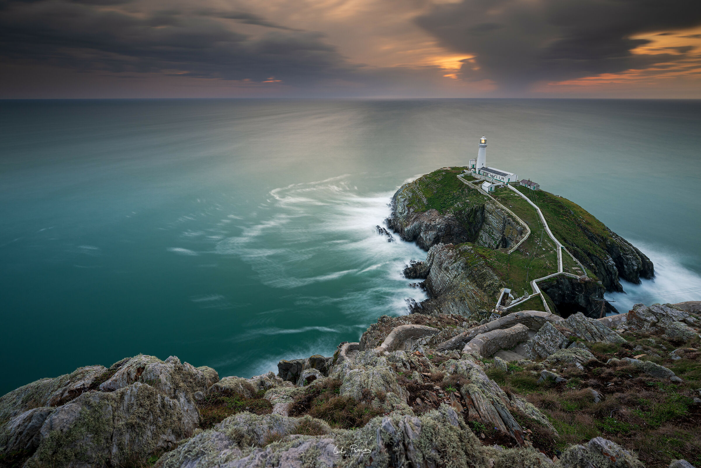 The South Stack Lighthouse...