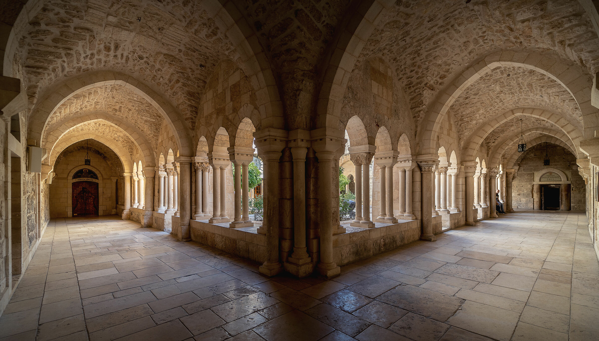 The cloister of the Church of St. Catherine...