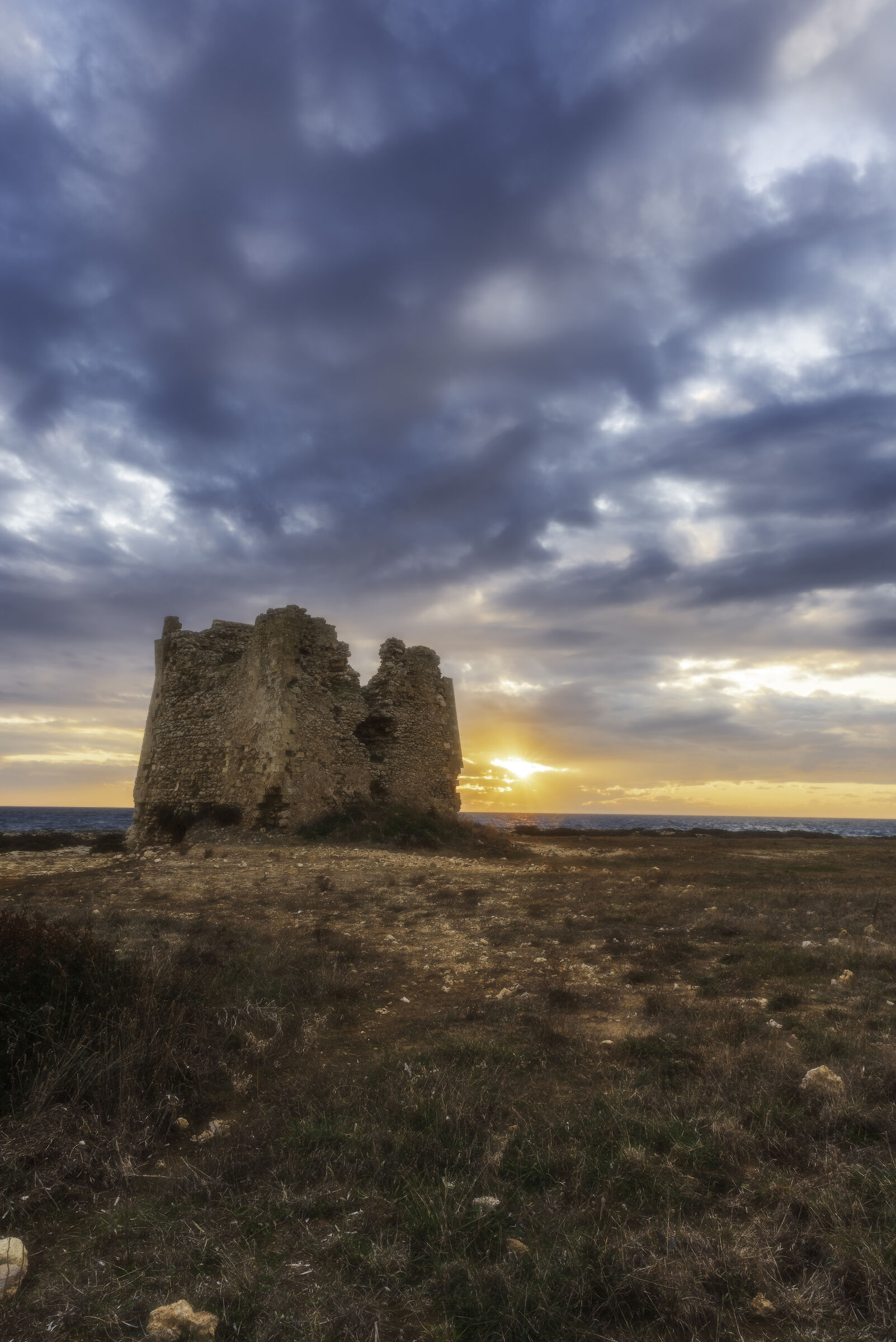 Sgarrata Tower at Sunset...