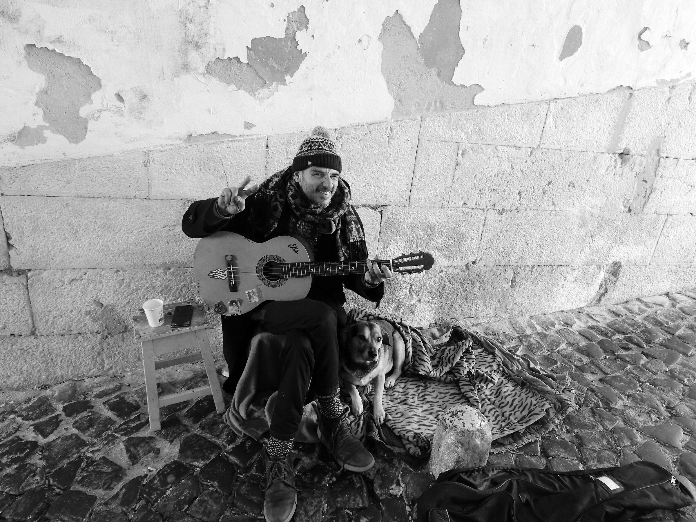 people - street musician - Lisbon...