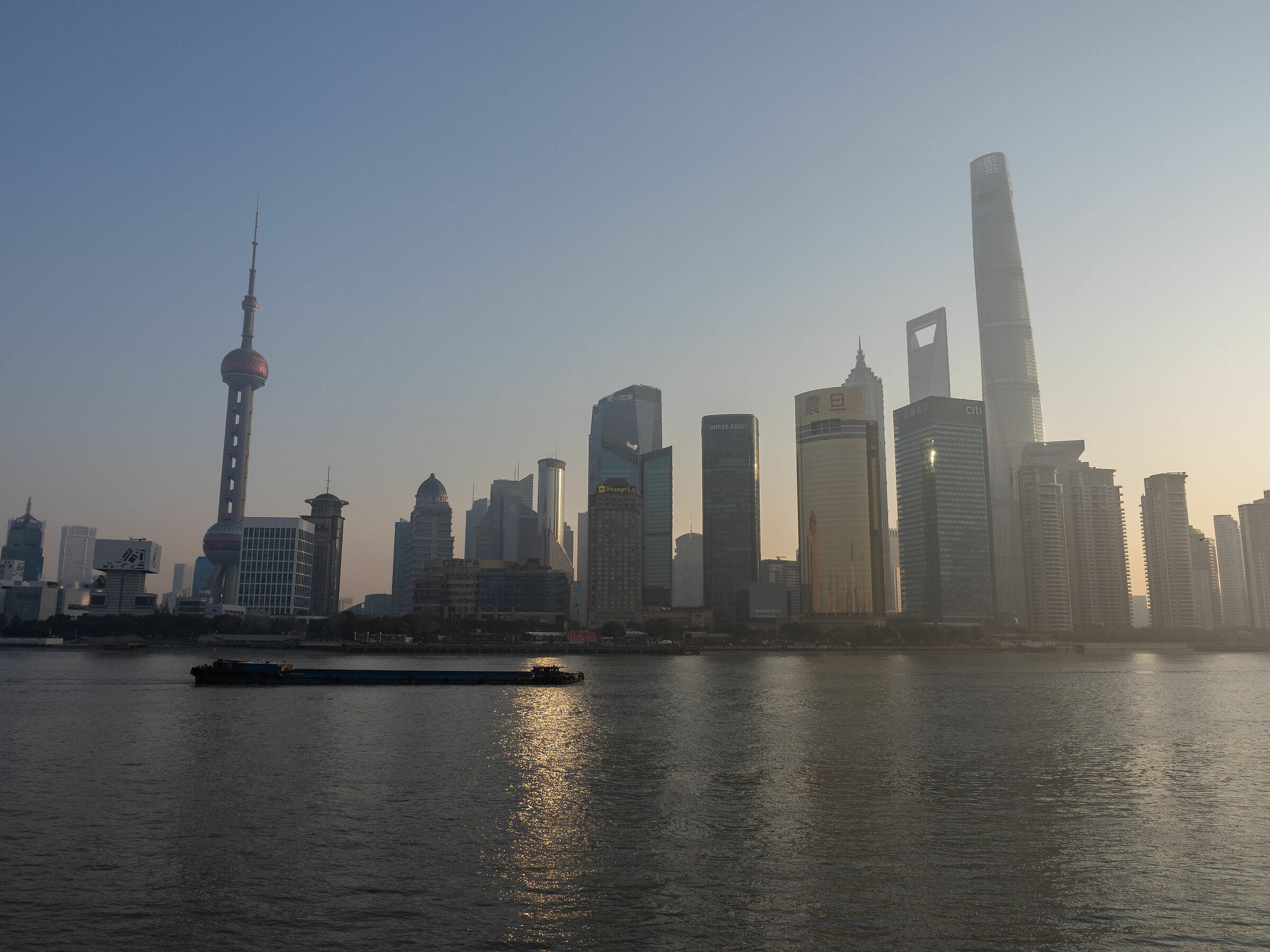 Sunrise over Pudong...