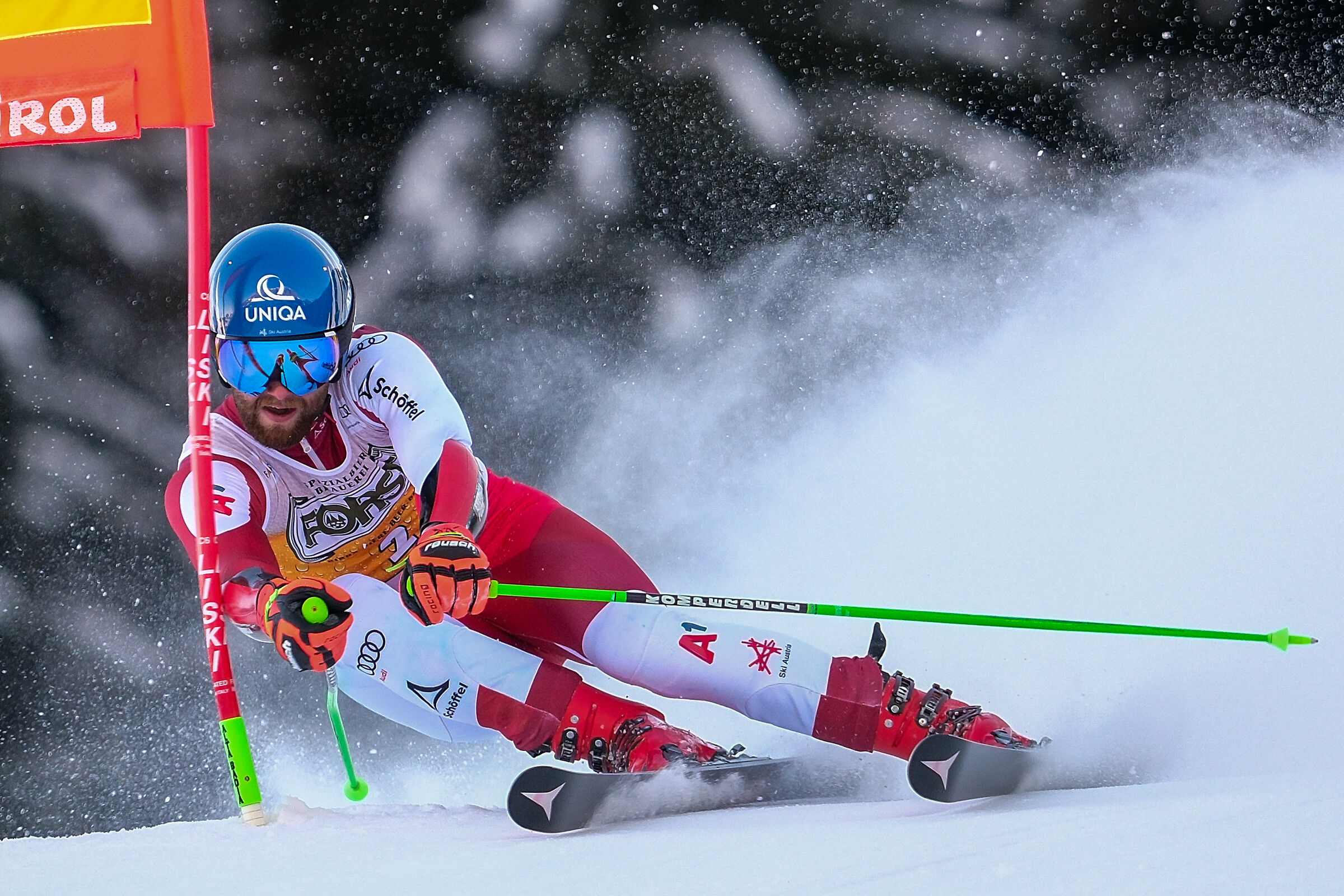 Marco Schwarz @ FIS Alpine Ski World Cup on Alta Badia...