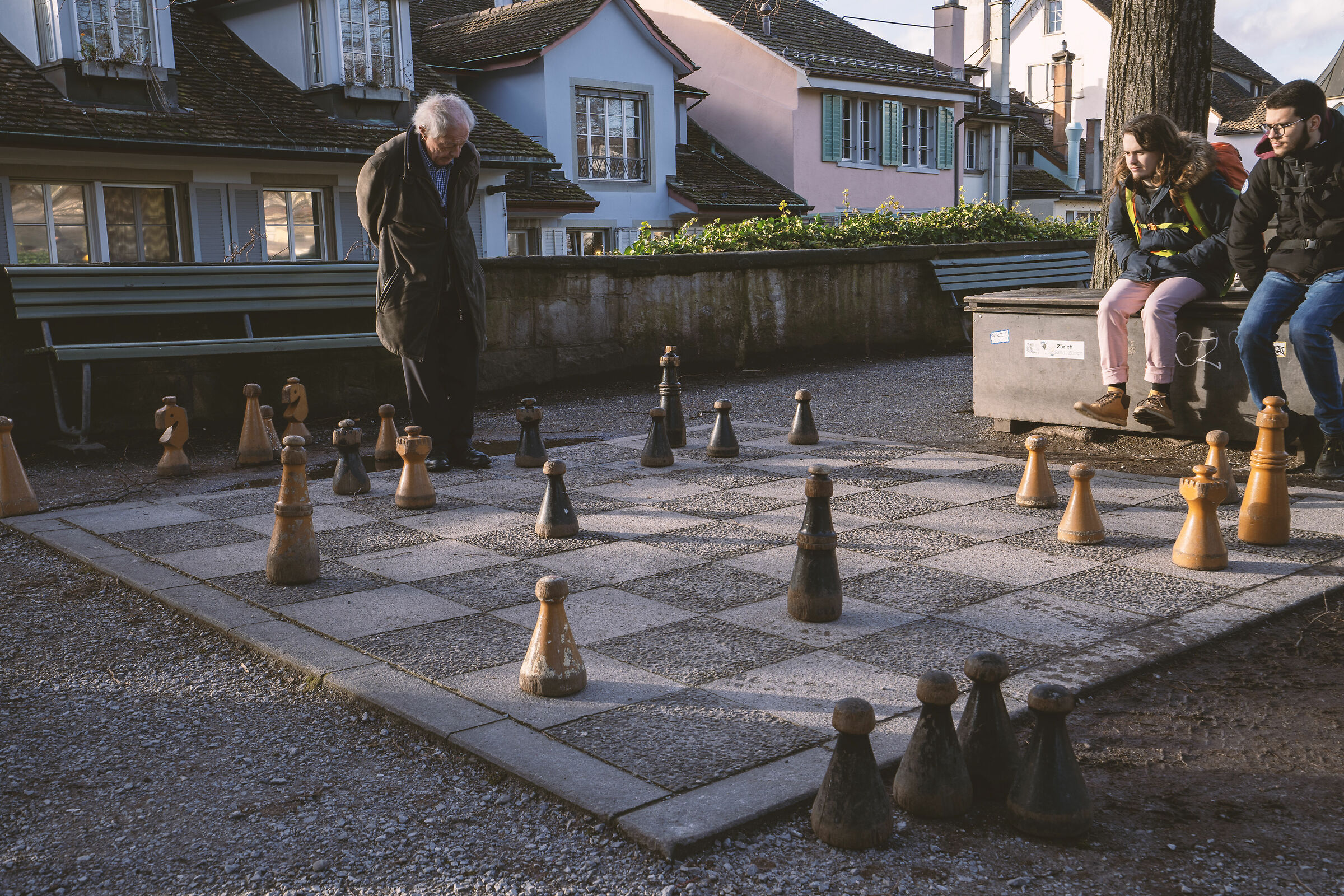 Chess at Lindenhof Gardens...