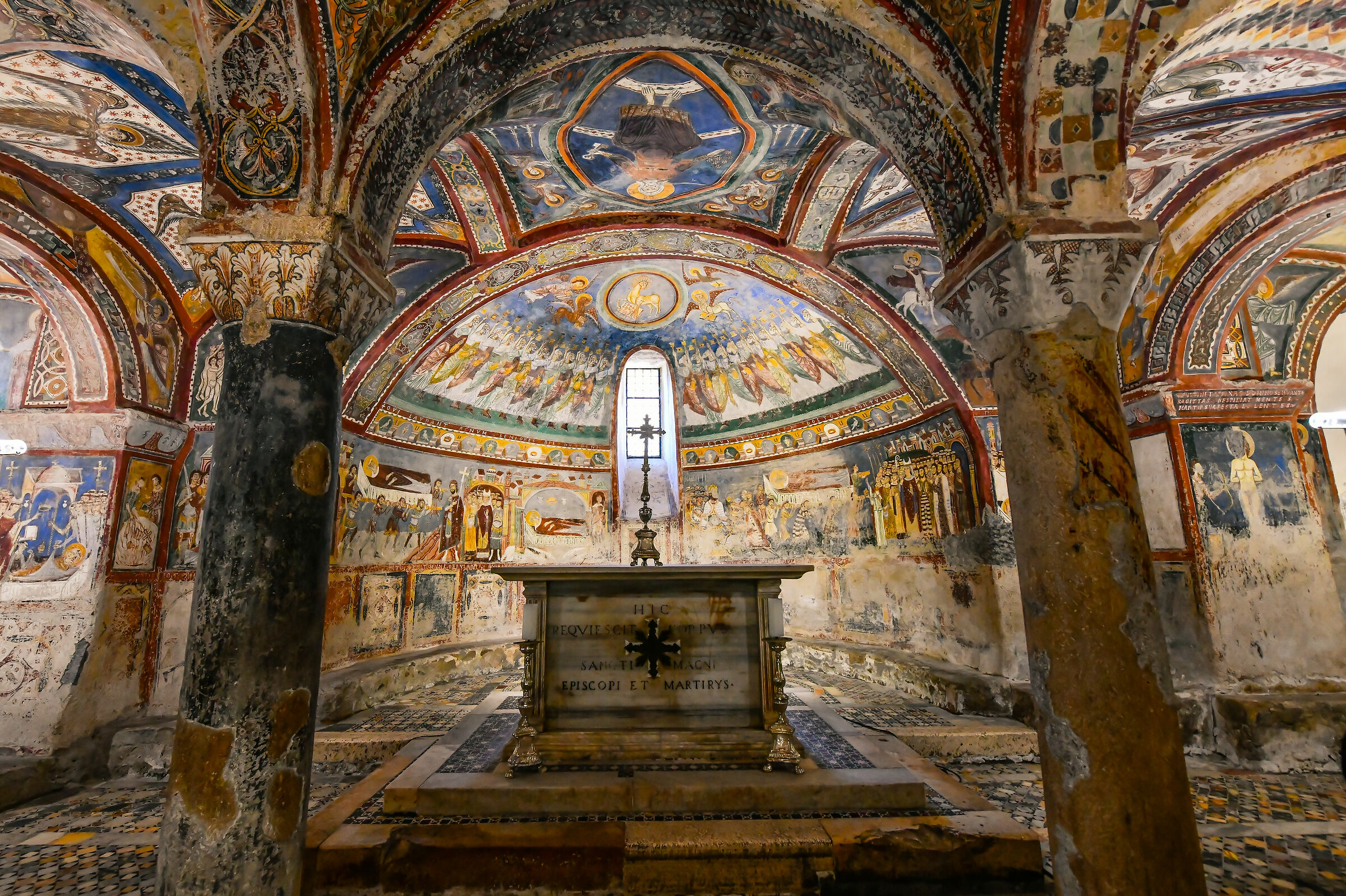 Cathedral of Anagni (Fr), Crypt of San Magno...