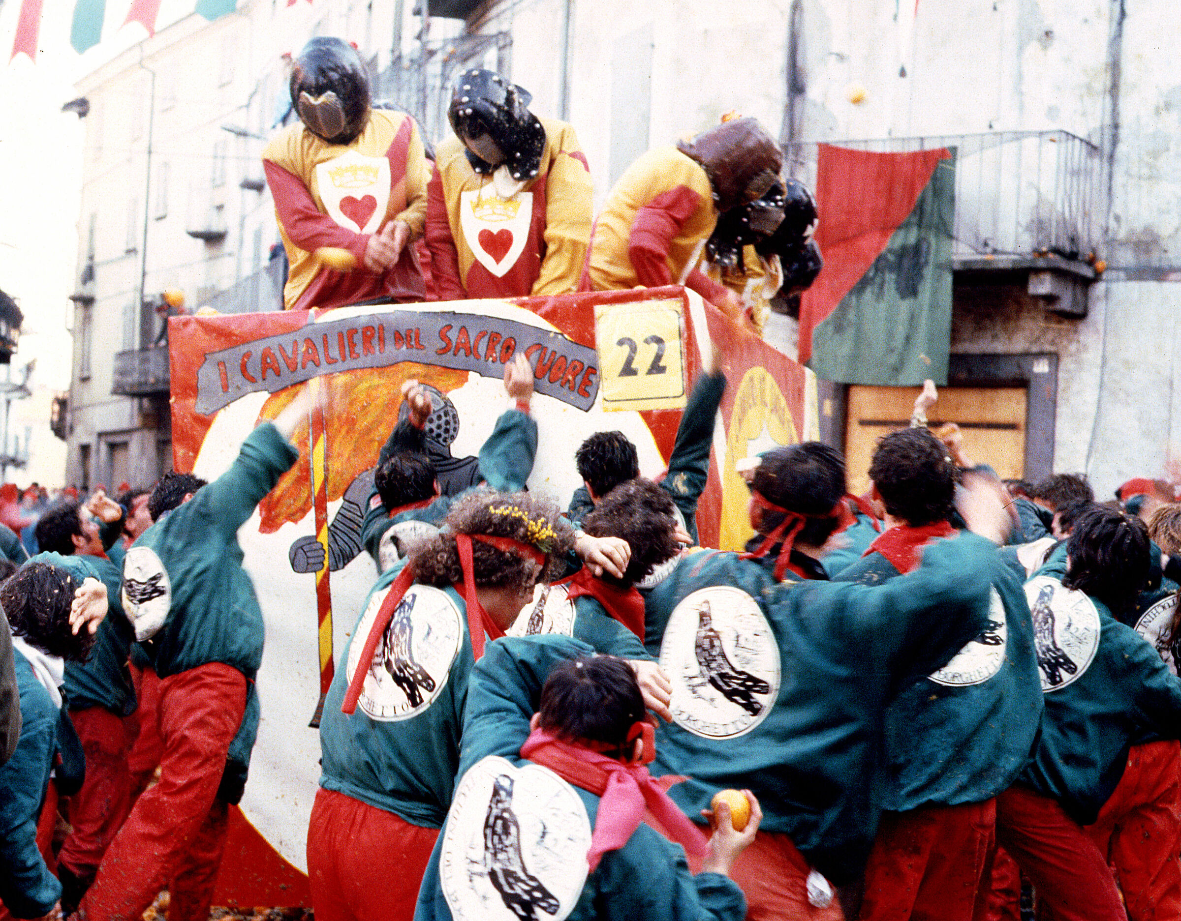 In mezzo alla battaglia - Carnevale Ivrea 1987...