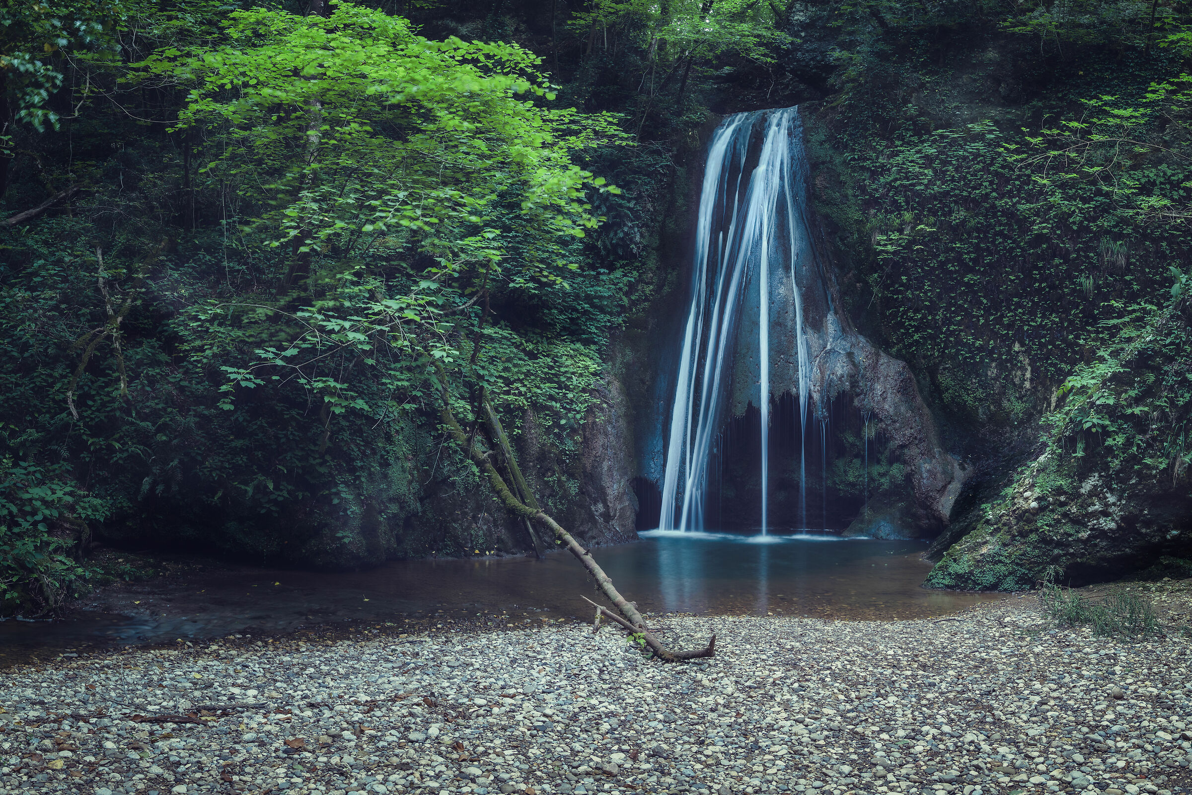 Solitary waterfall...