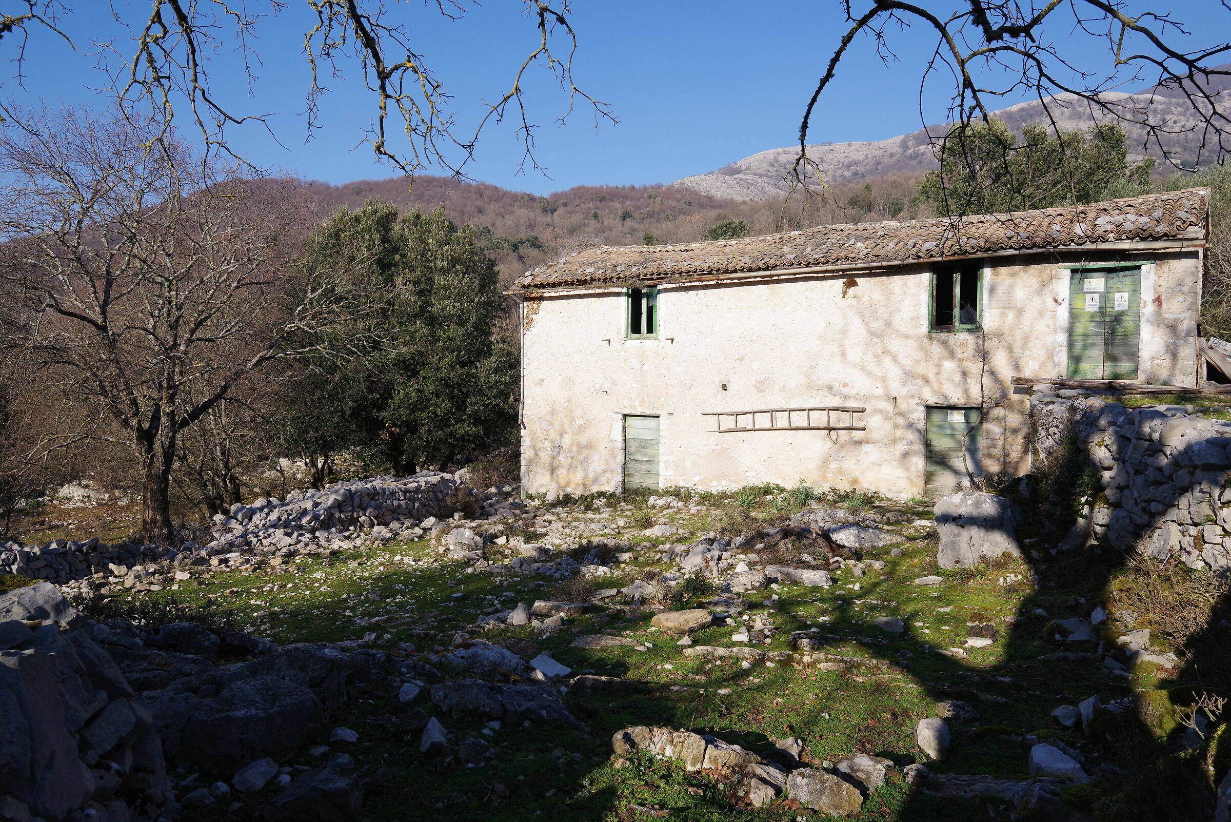 farmhouse in the Lepini mountains...