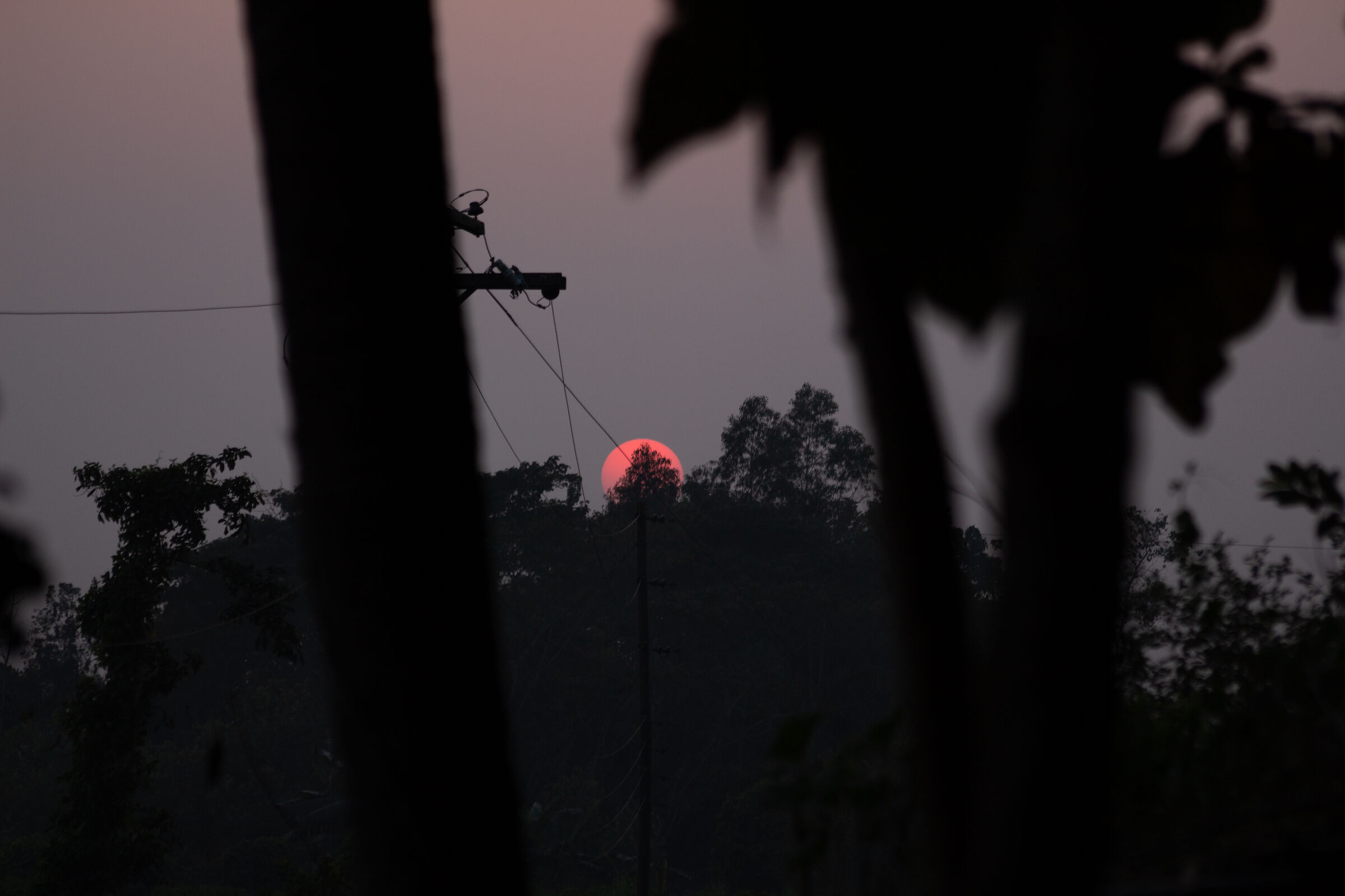 Sunset in Bangladesh...