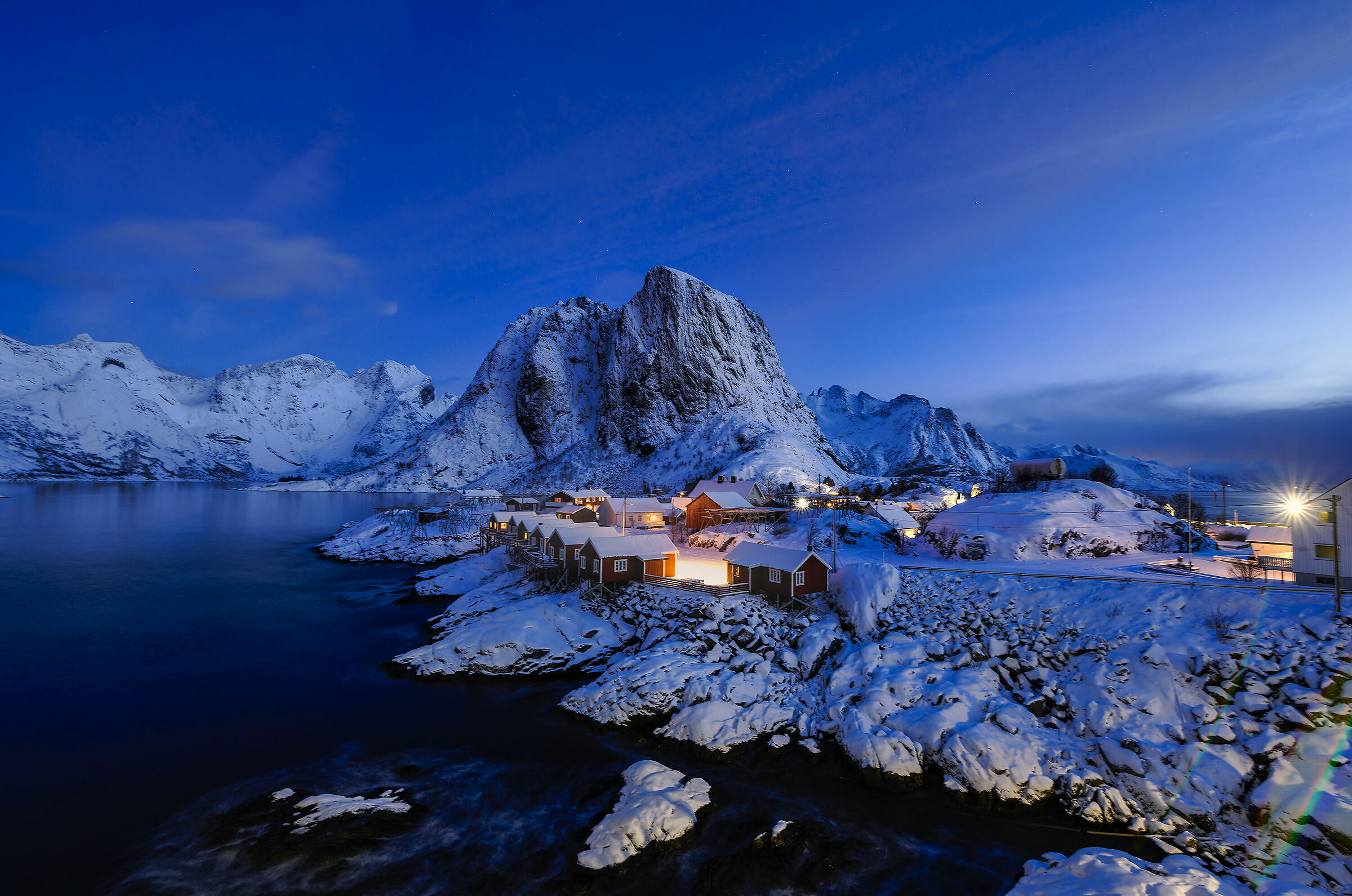Hamnoy, we're going into the night...