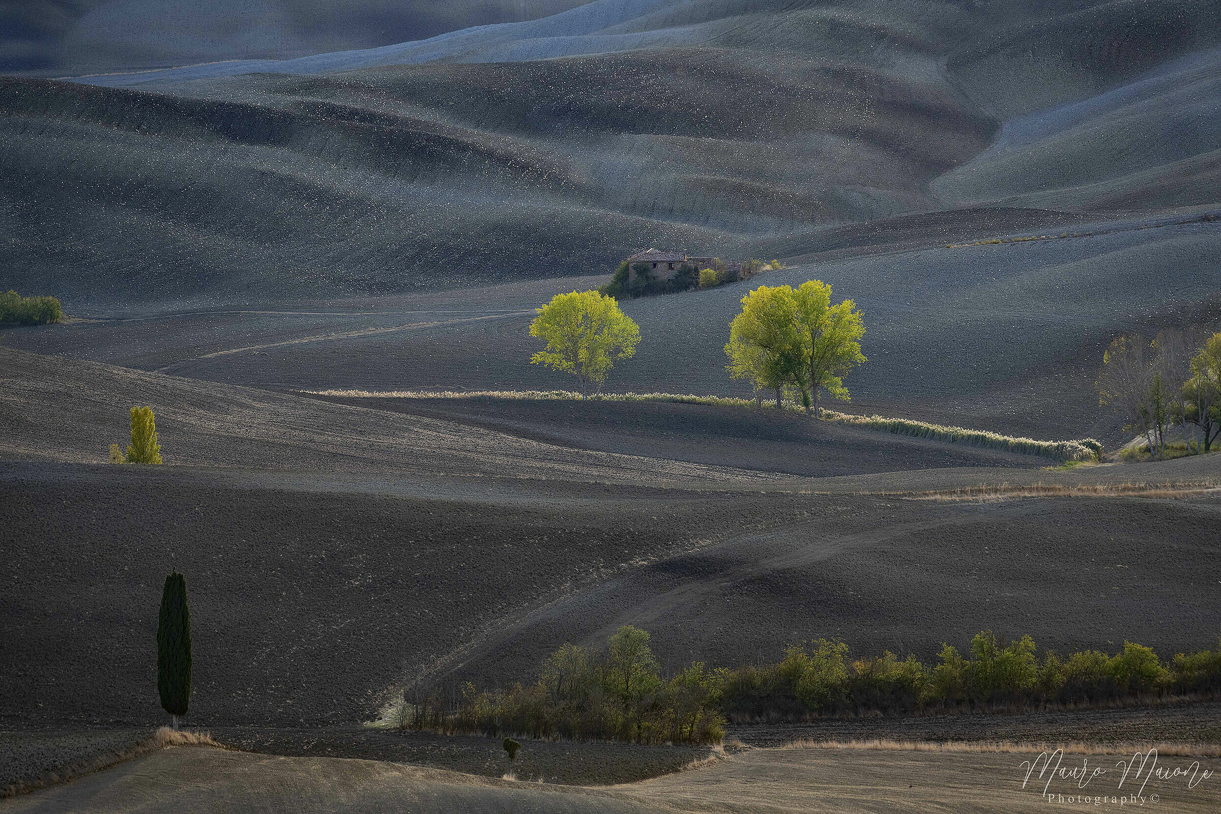 Tuscan ploughed fields...