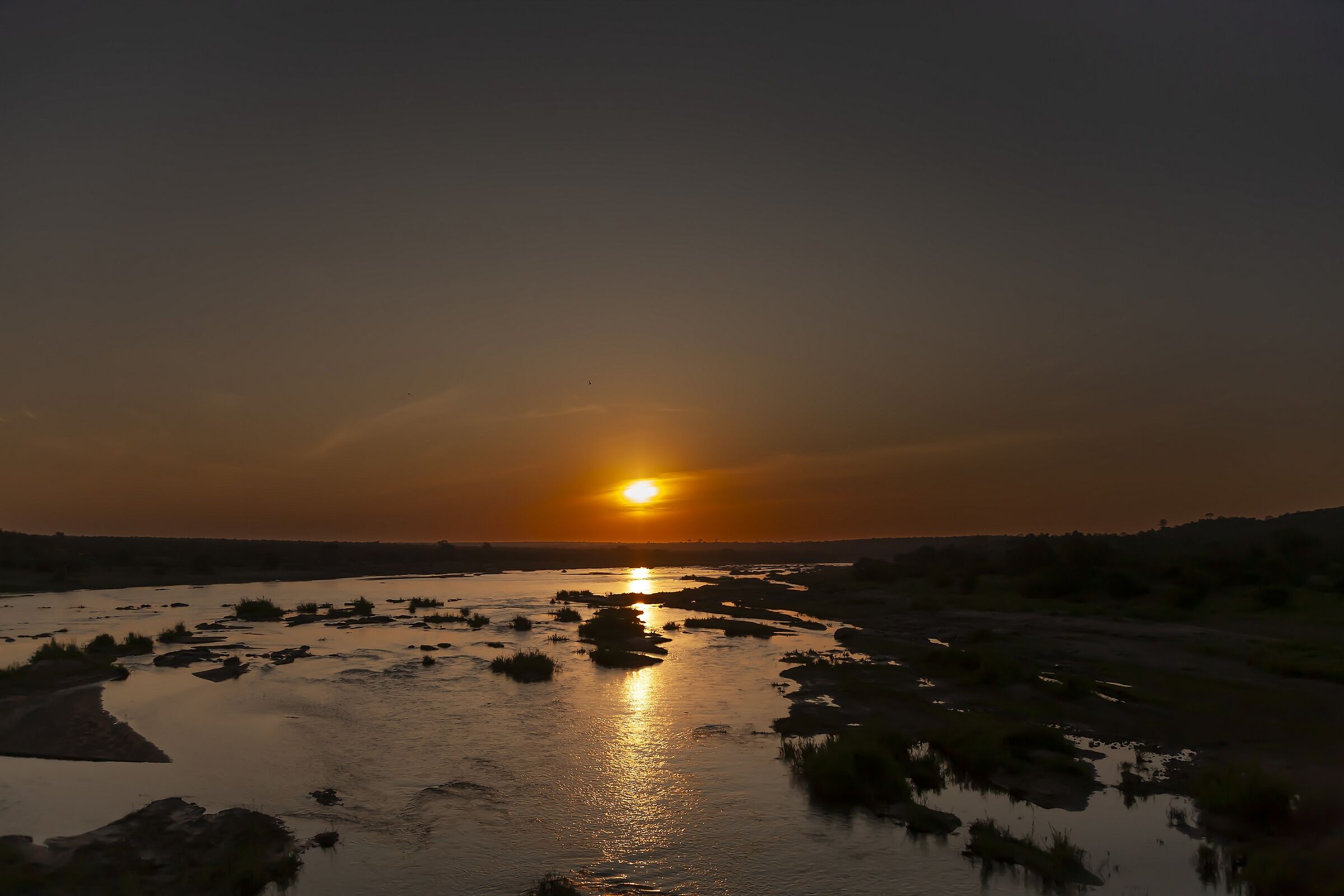 Sunset over the Olifants River...