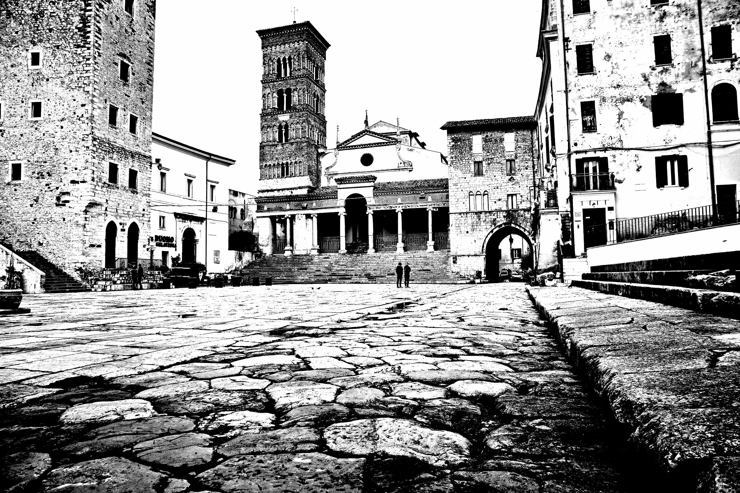 La via Appia a Terracina...