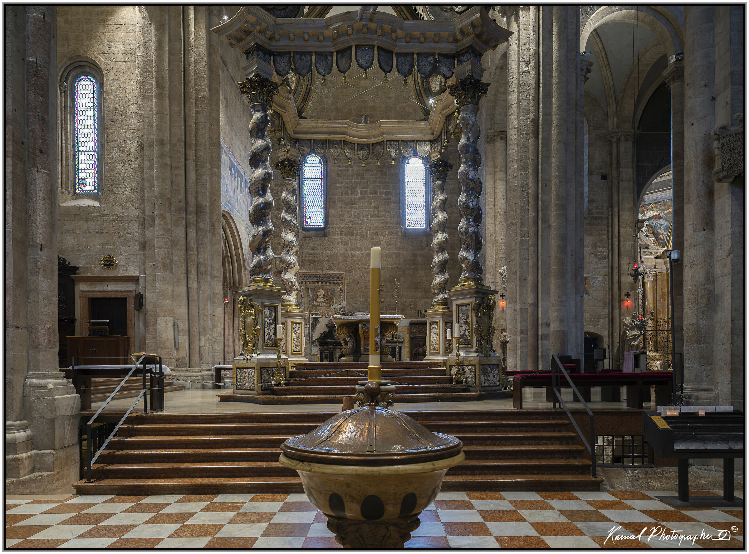 La cattedrale di San Vigilio a Trento...
