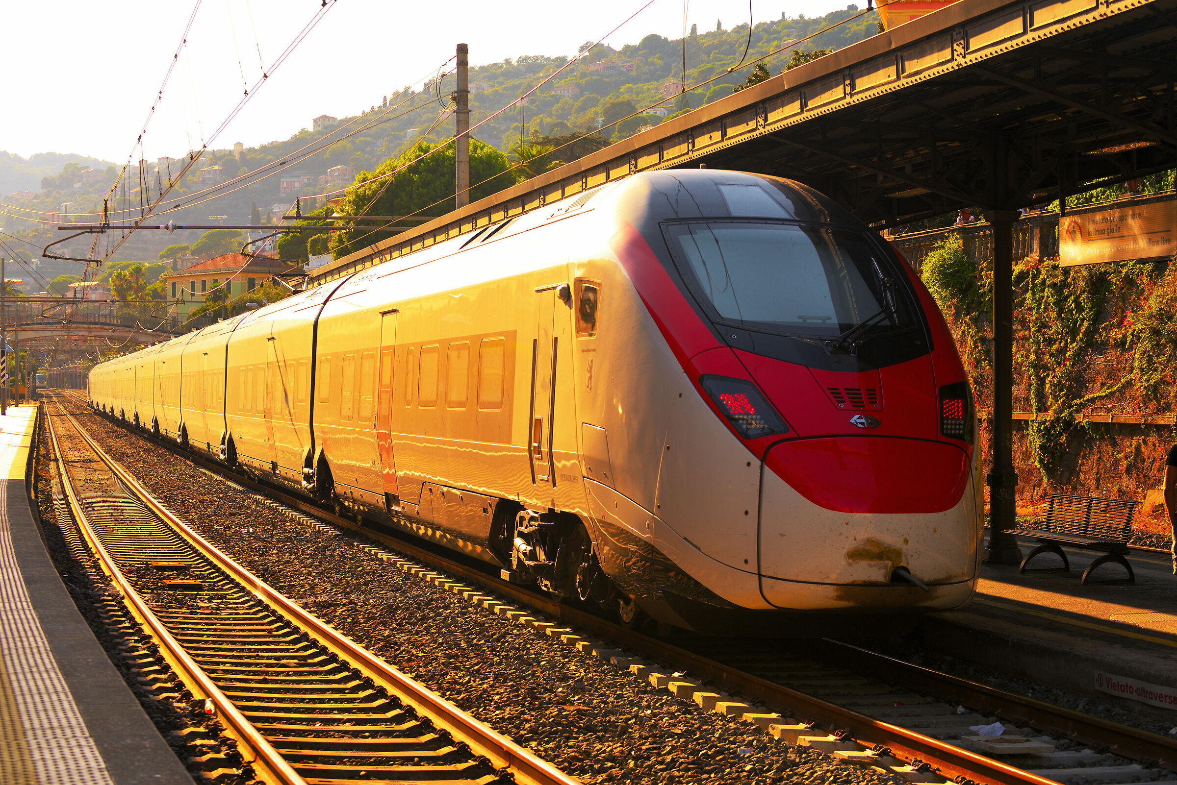 Swiss train in Liguria ...
