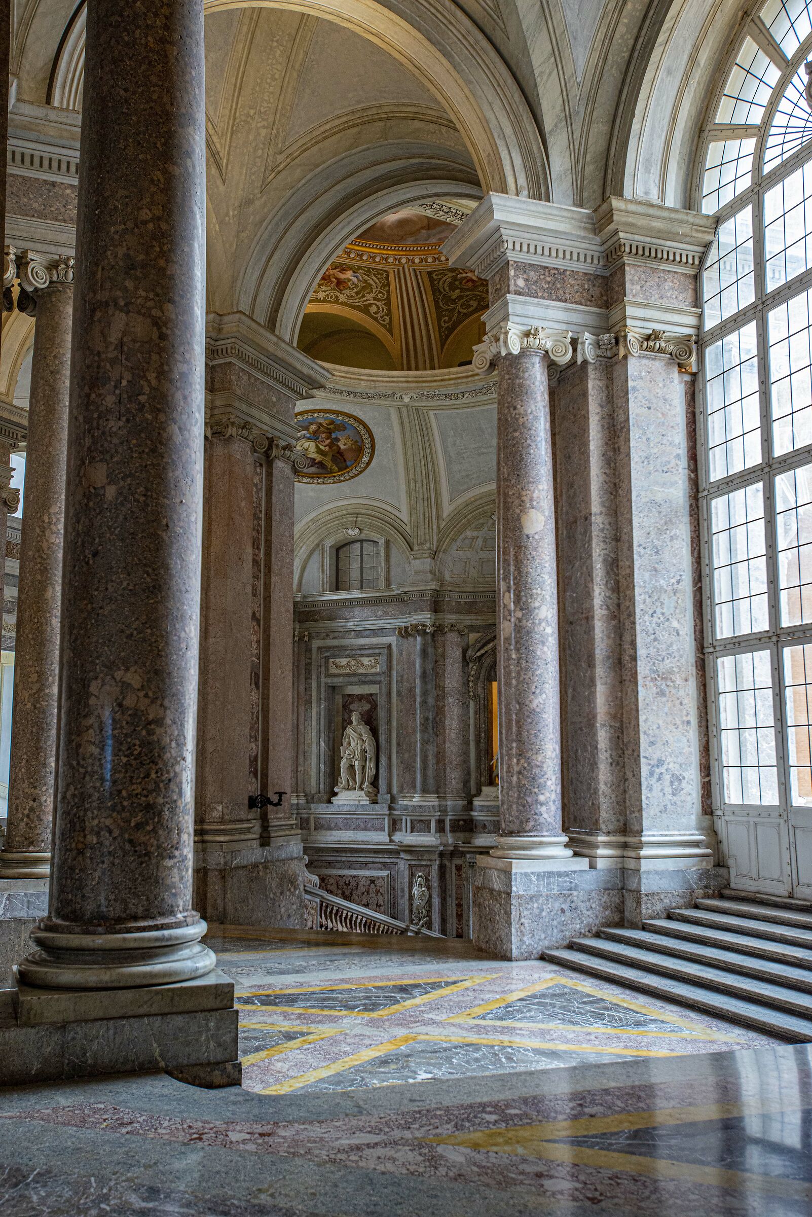 Interior of the Royal Palace of Caserta...