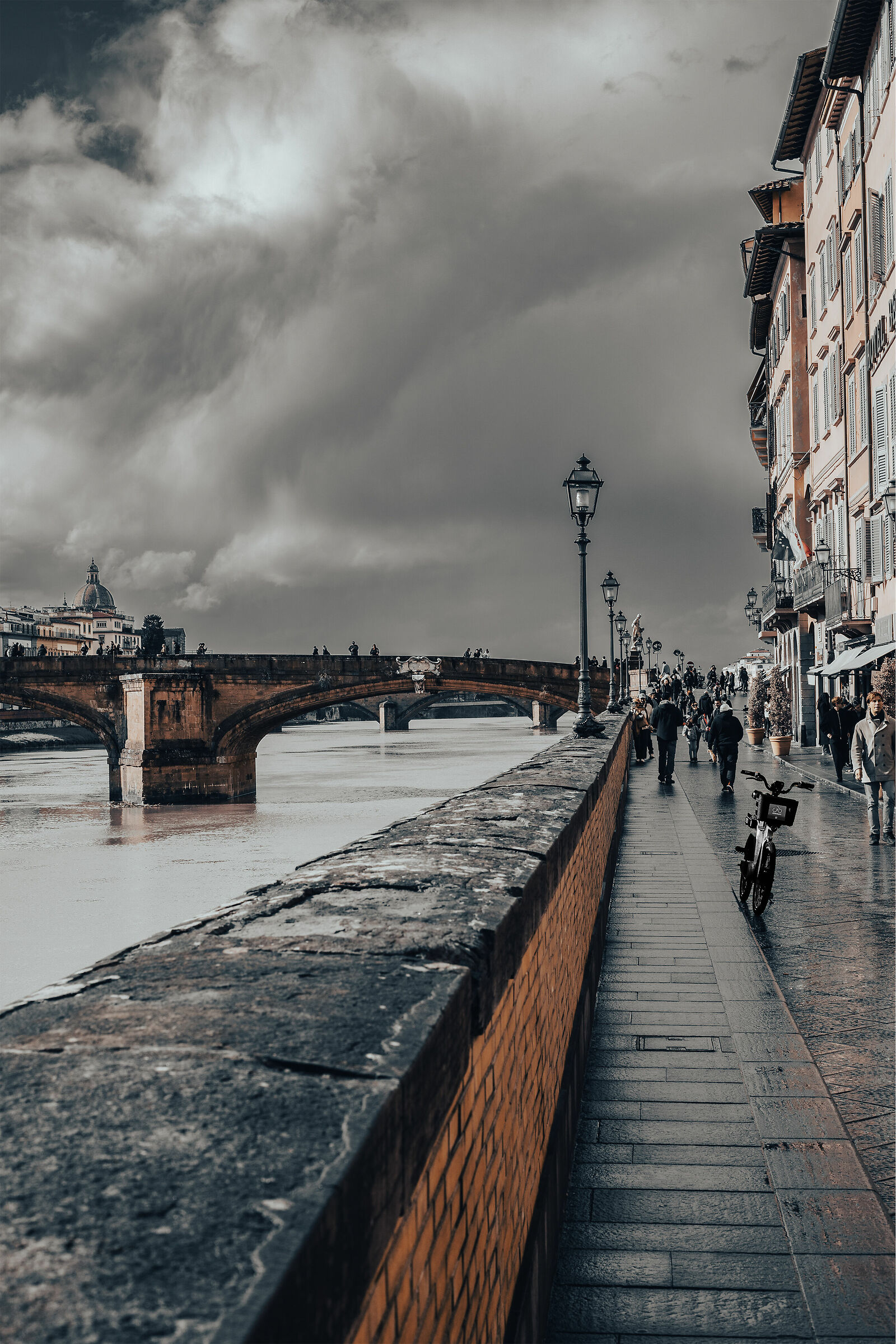 After the rain along the Arno...