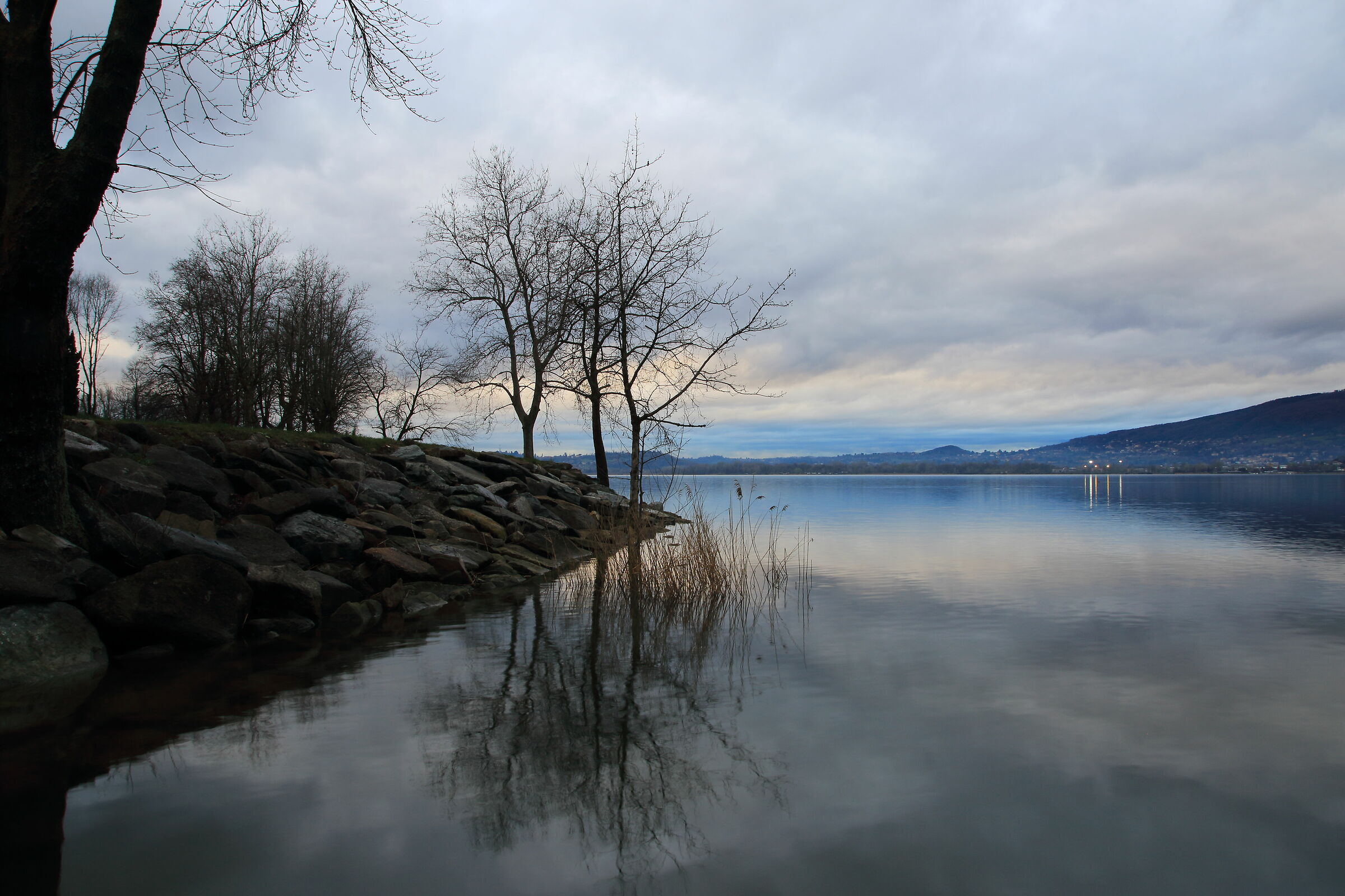 Il lago di sera...