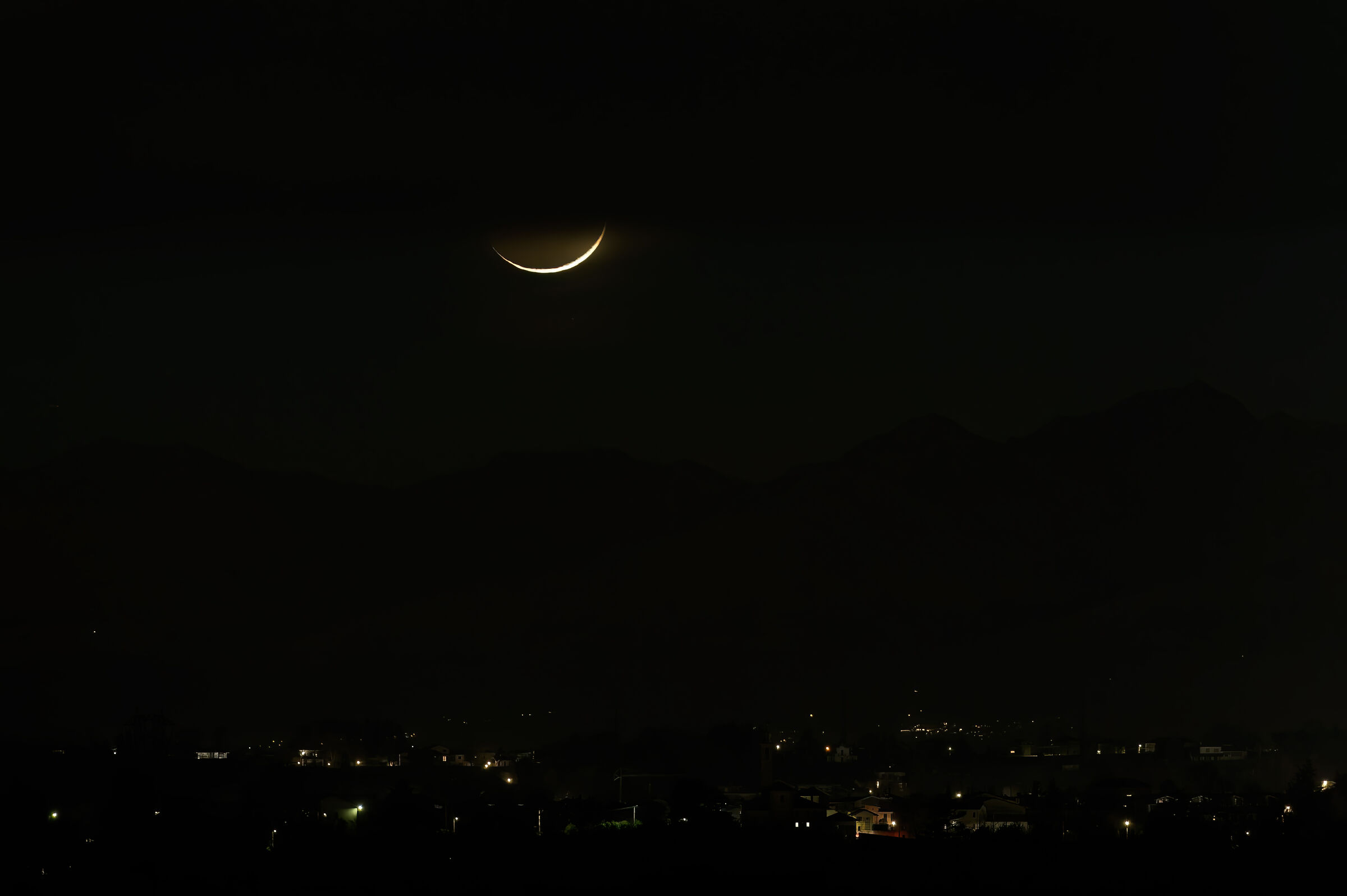 Moonset...