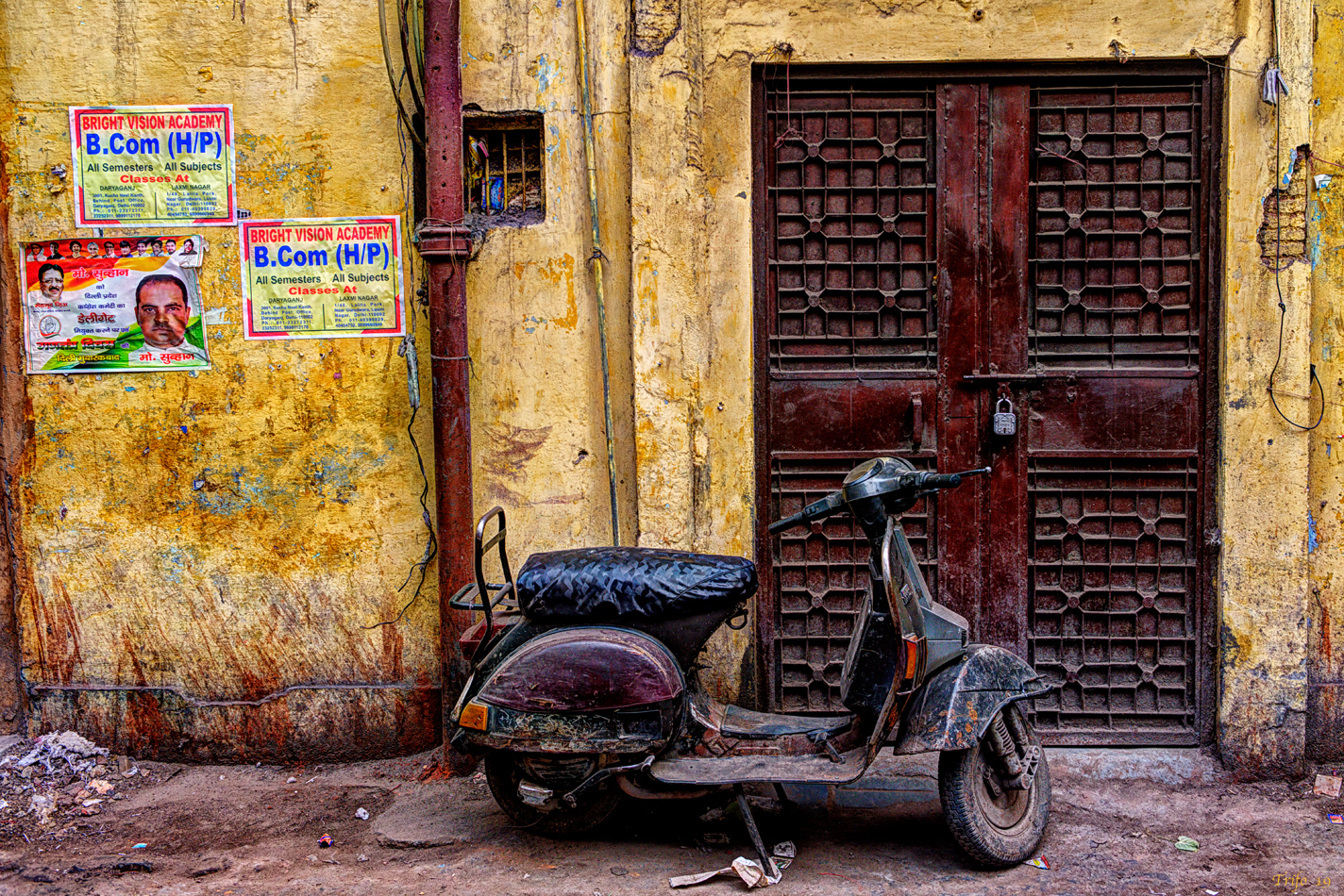 In the alleys of Old Delhi...