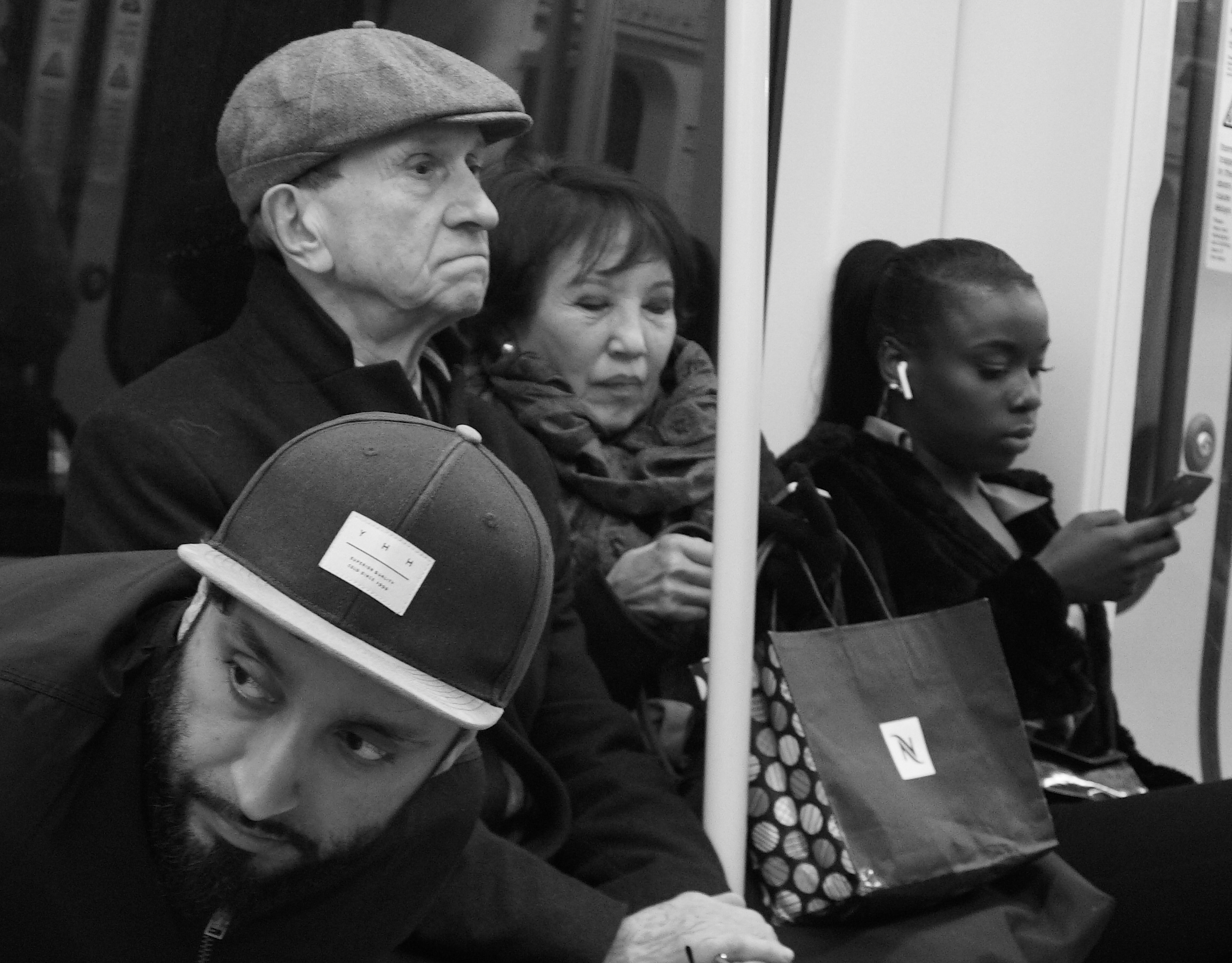 Ethnicities on the subway...