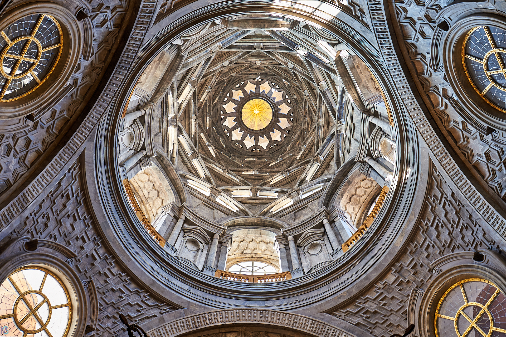 Turin-Chapel of The Shroud-of Guarino Guarini...