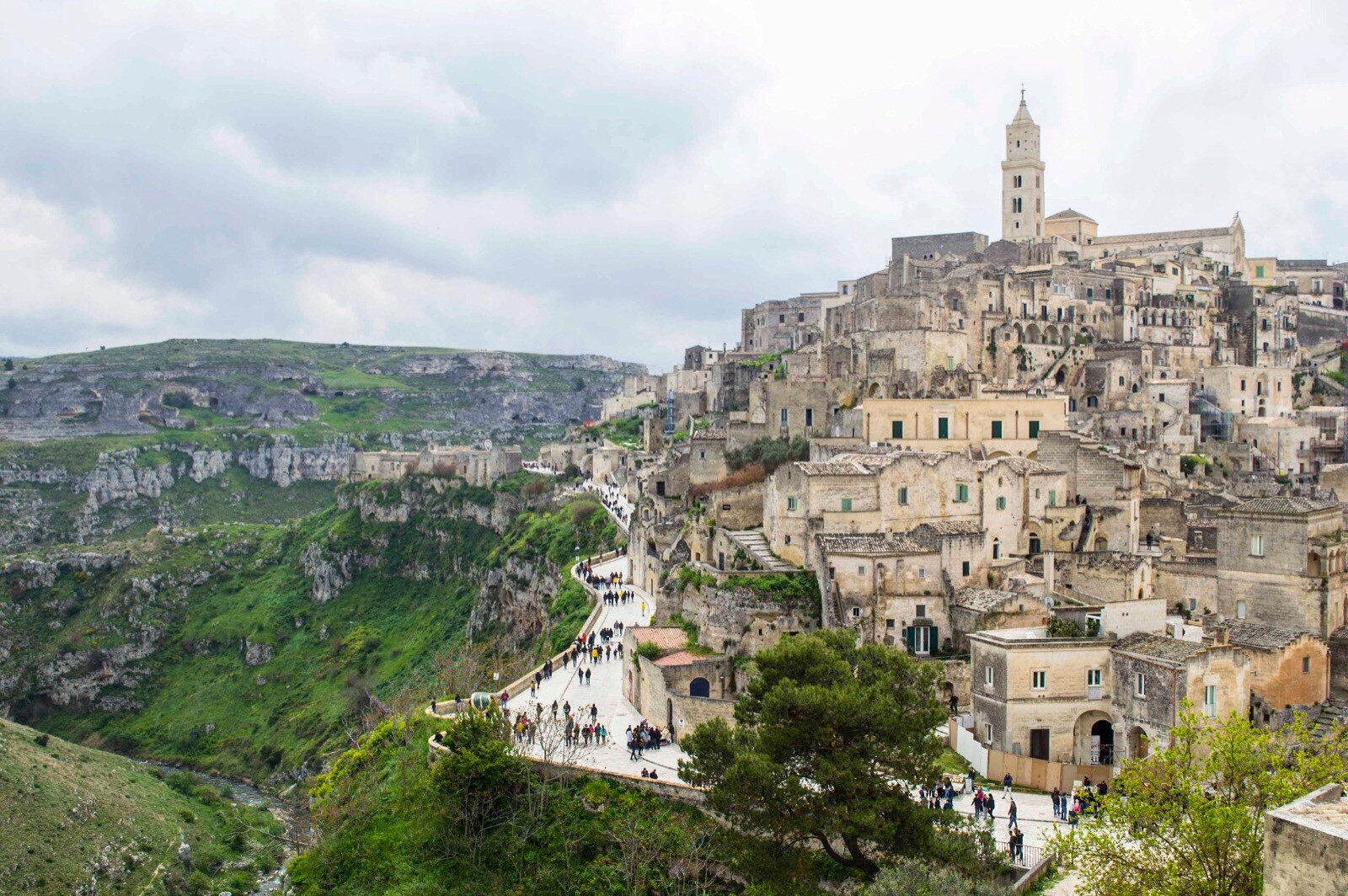 Monday in the rocks of Matera...