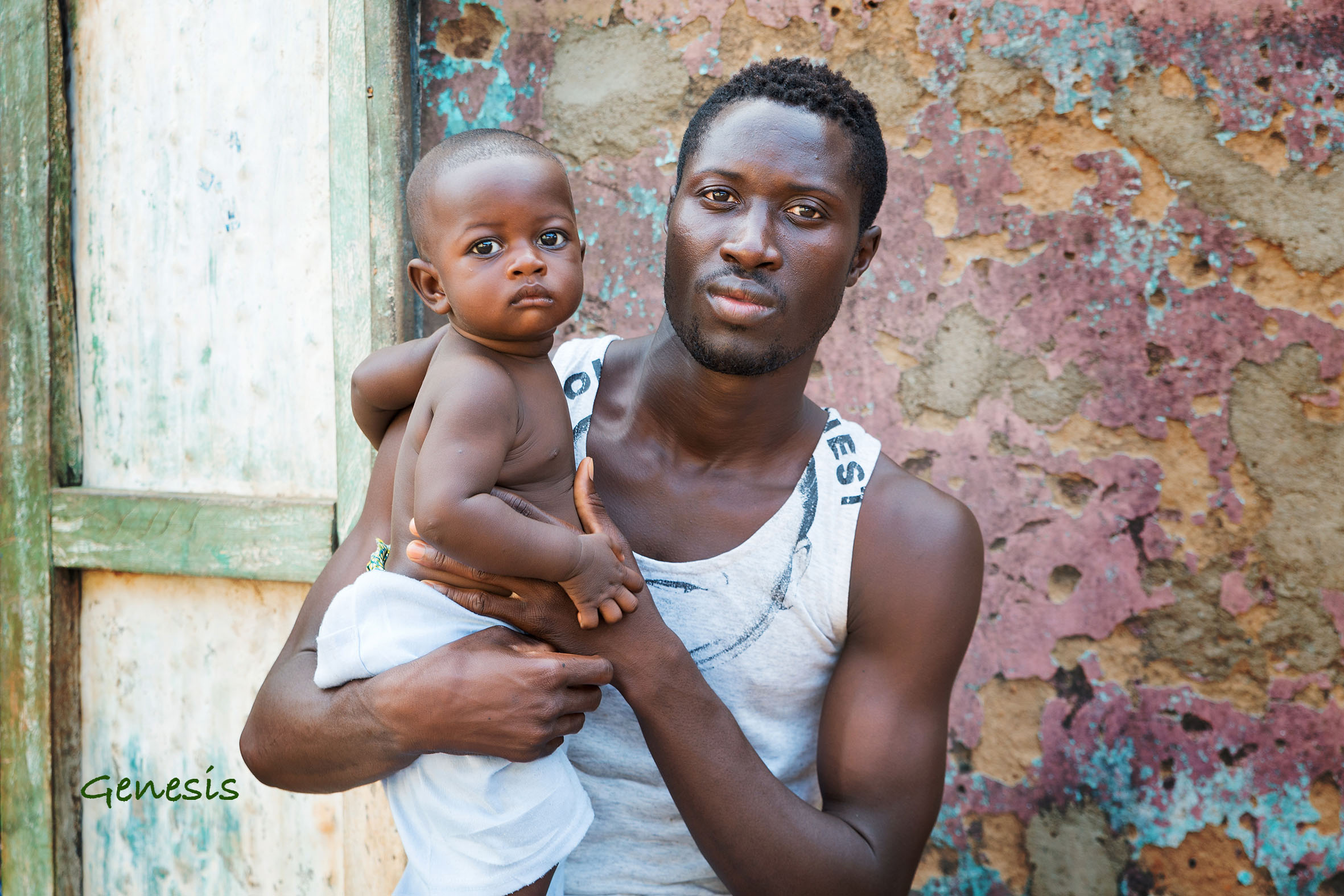 Father with Child, Ghana...
