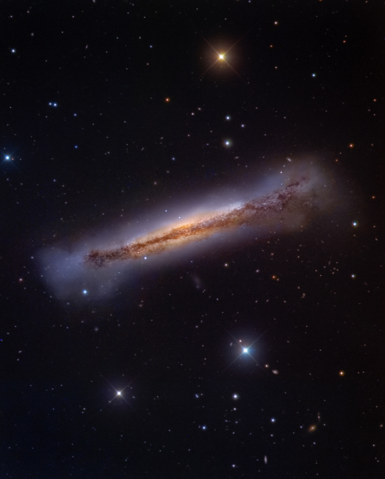 NGC 3628-Galaxy Hamburger...